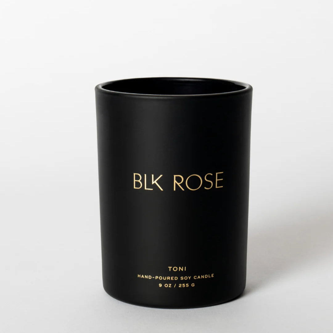 TONI Soy Candle | Blk Rose Candle