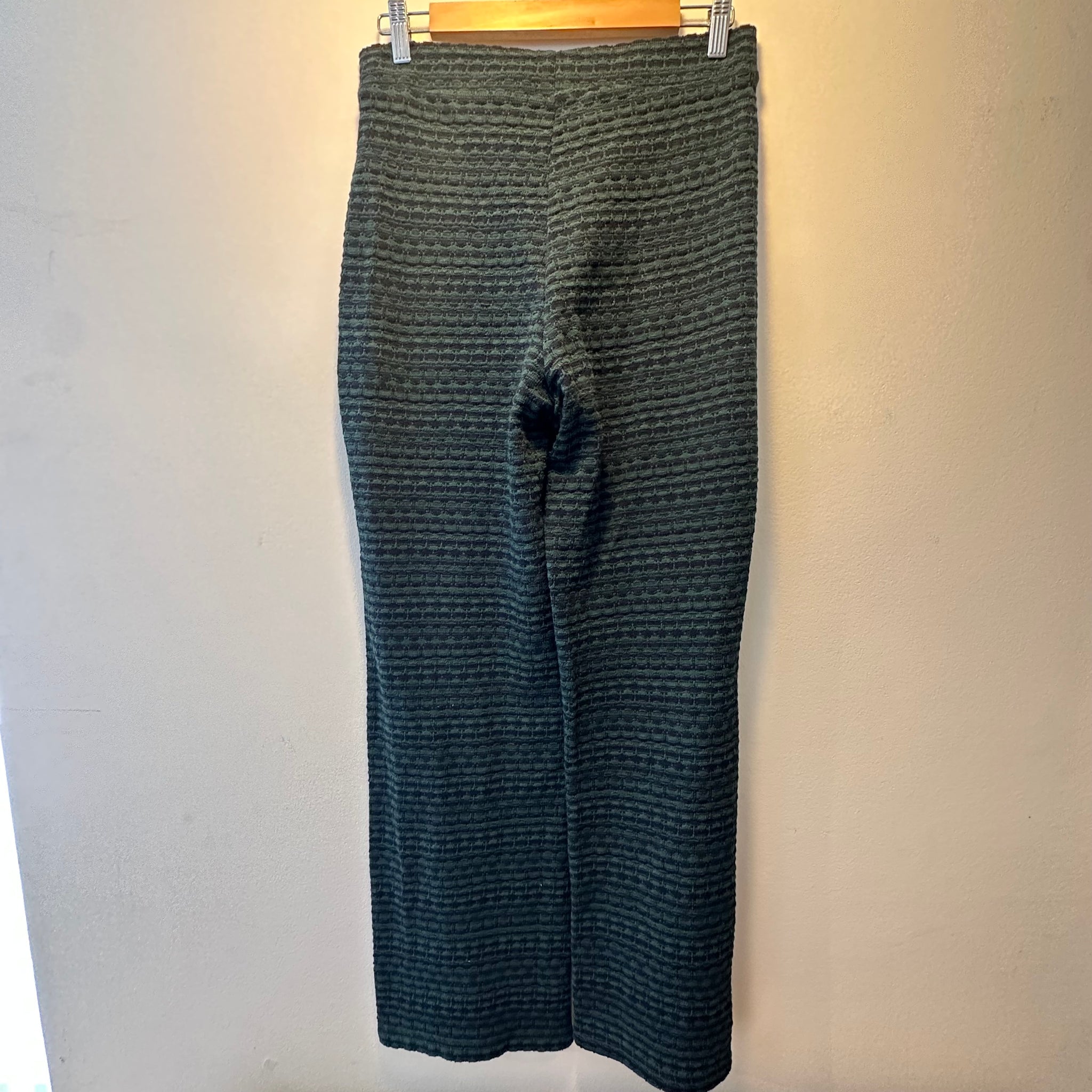 Knit Green and Blue Pants | M