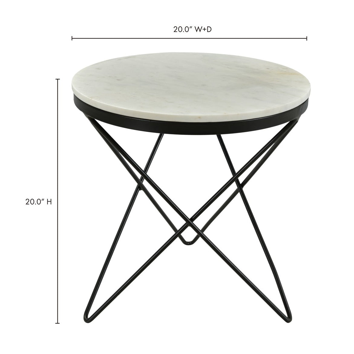 Haley Side Table | Black