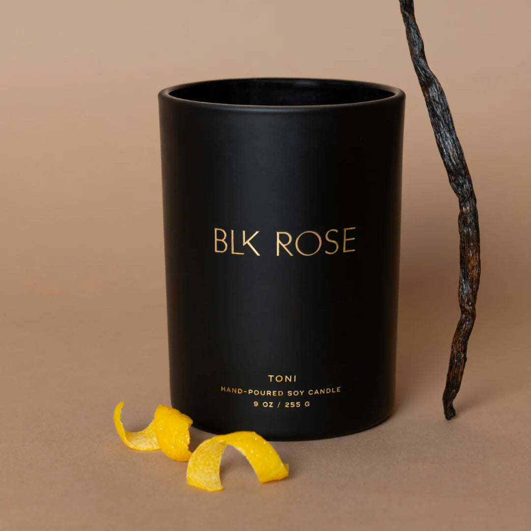 TONI Soy Candle | Blk Rose Candle