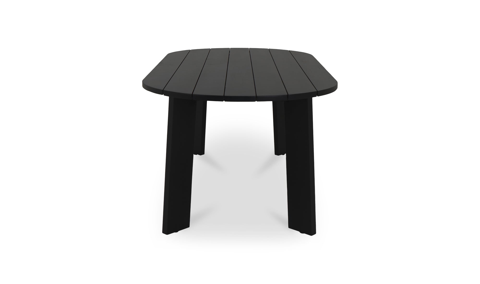 Delta Oval Outdoor Dining Table | Black