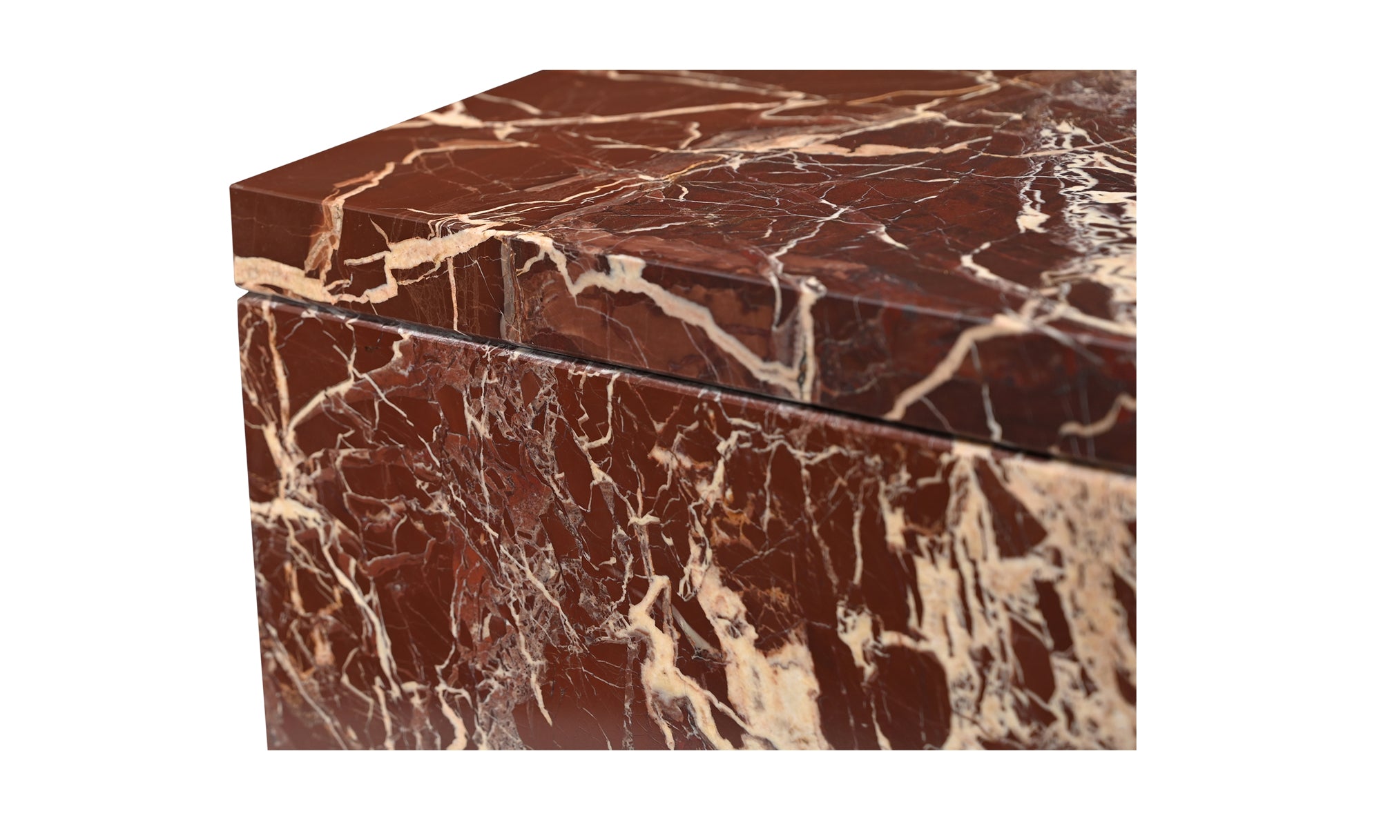 Rosa Accent Table | Rosso Levanto Marble