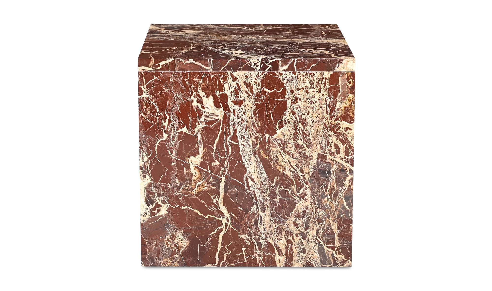 Rosa Accent Table | Rosso Levanto Marble