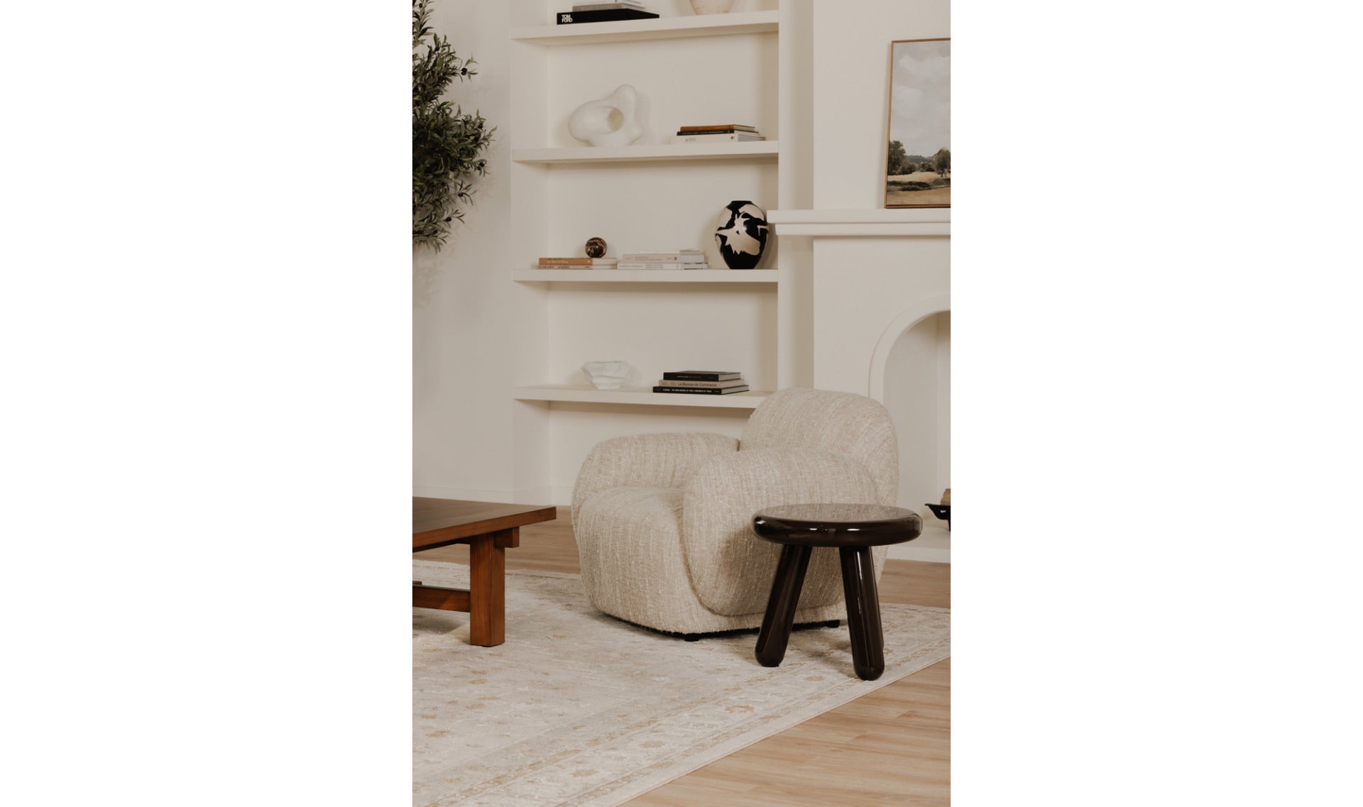 Joy Accent Table | Brown