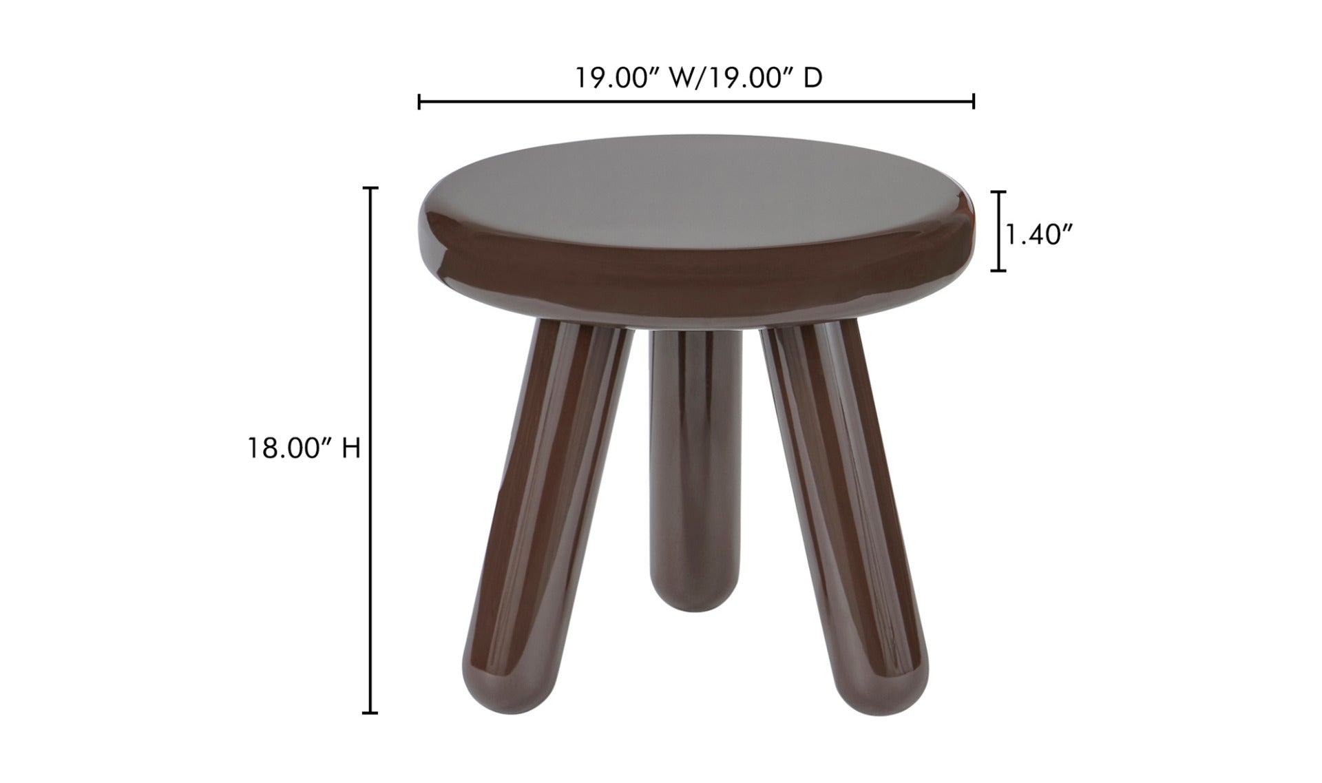 Joy Accent Table | Brown