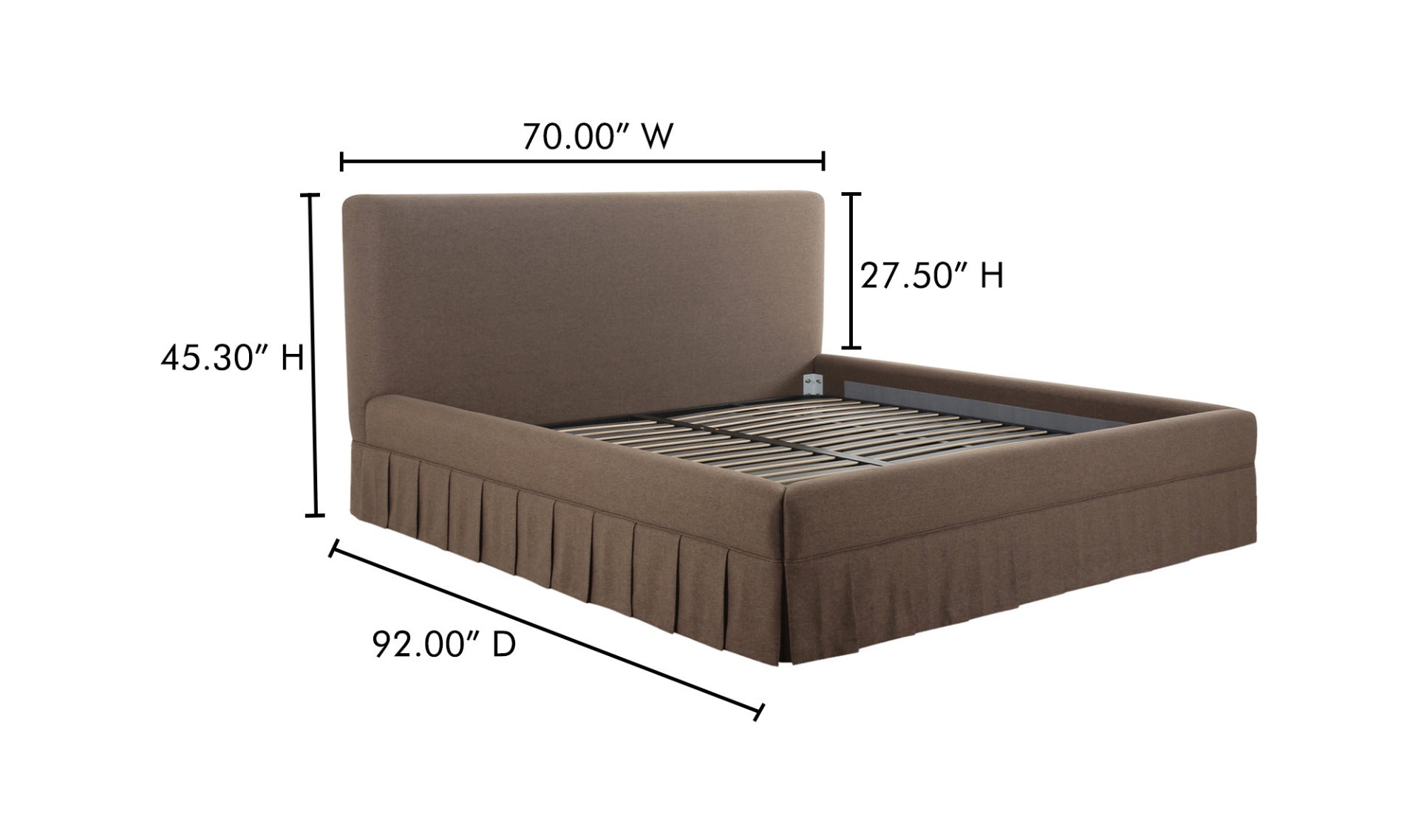 Maren Bed | Brown