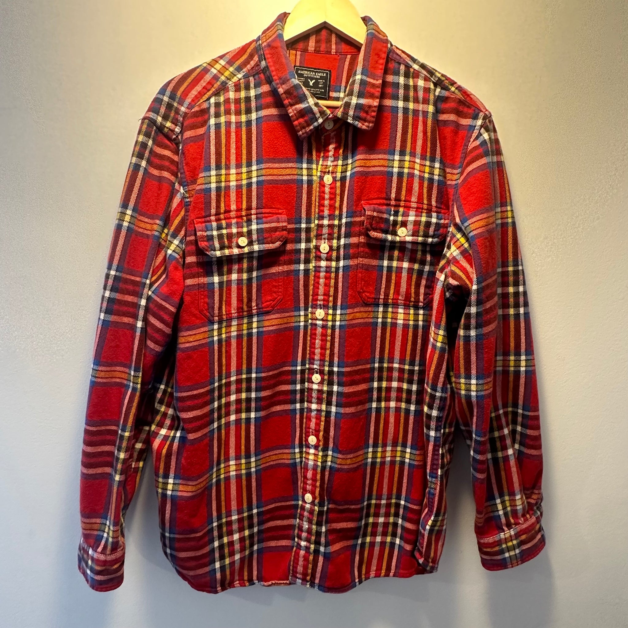 Plaid Button Up | 2XL