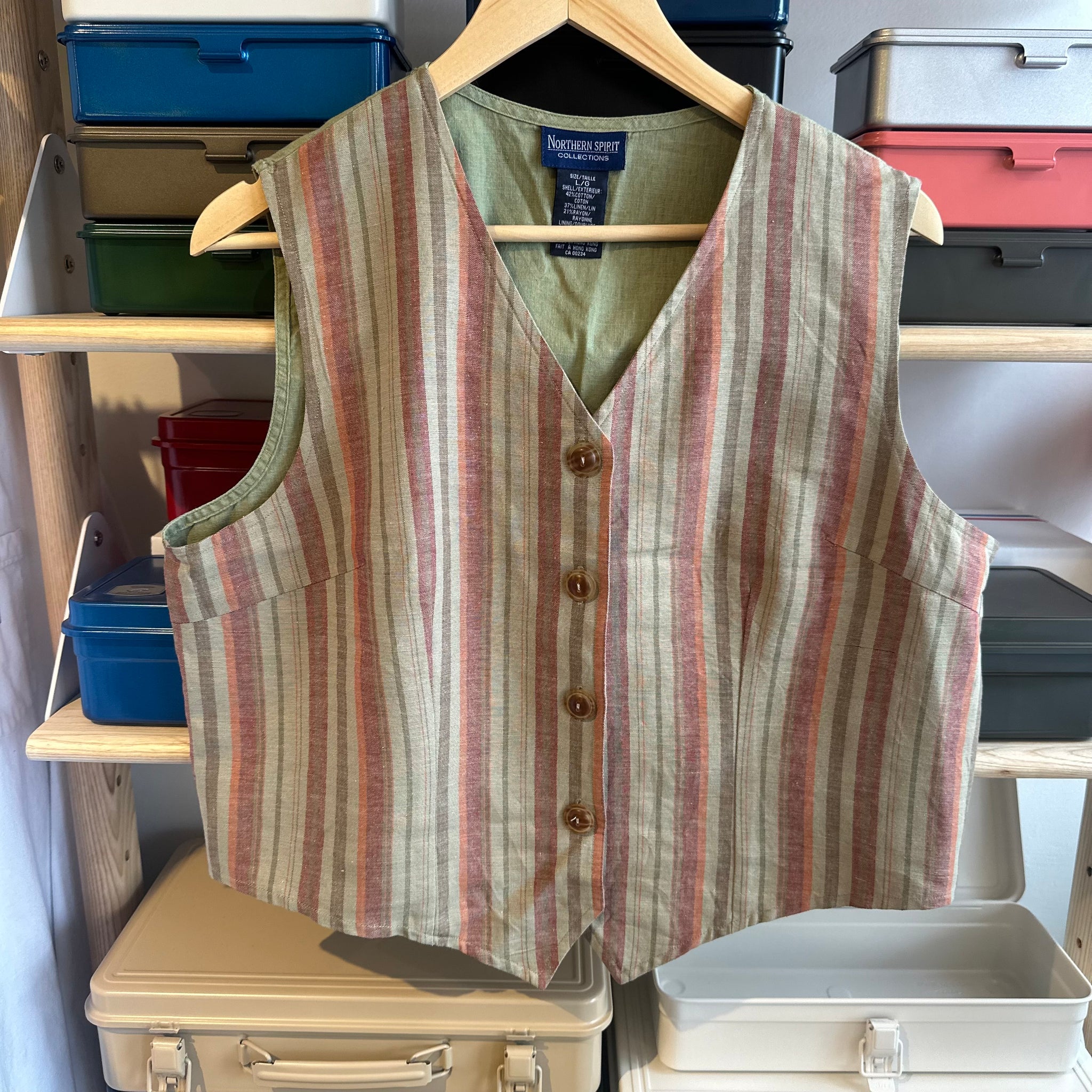 Striped Vest | L