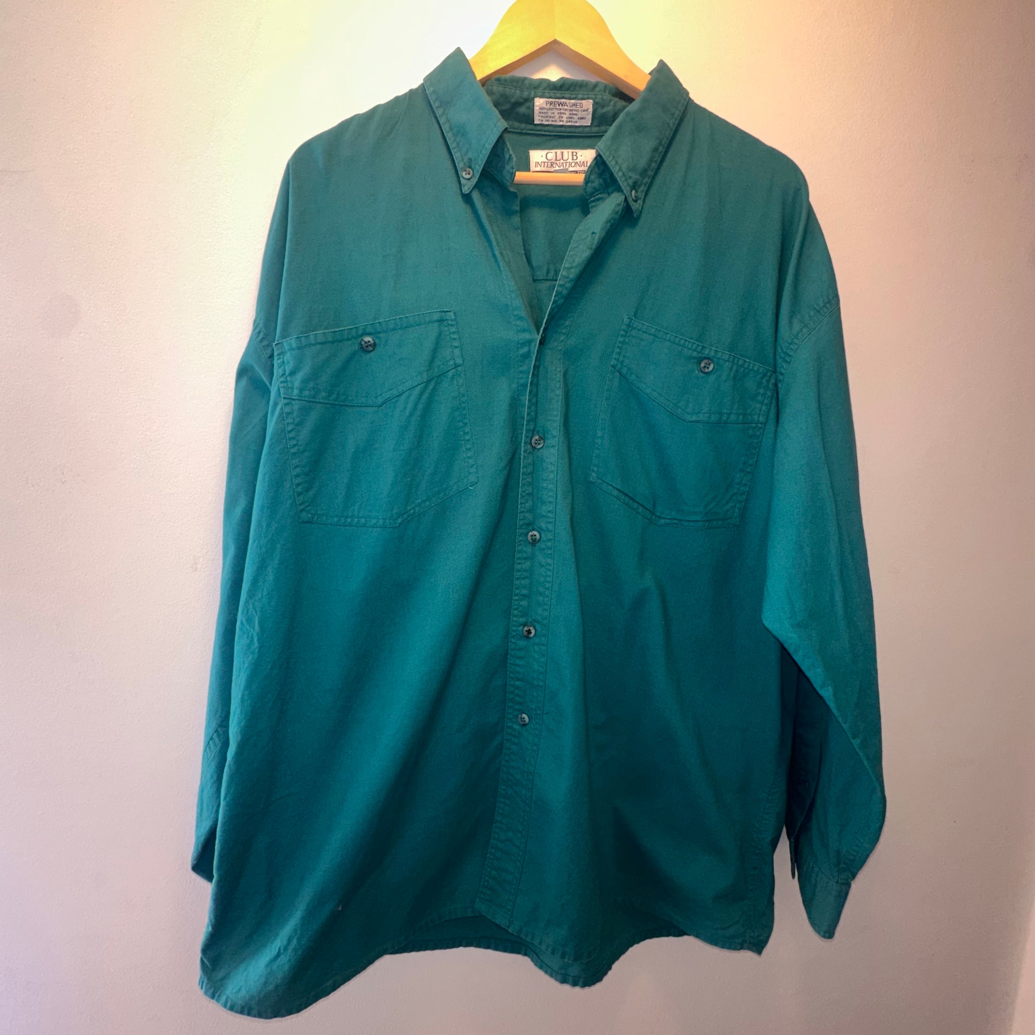 Teal Button Up | XL