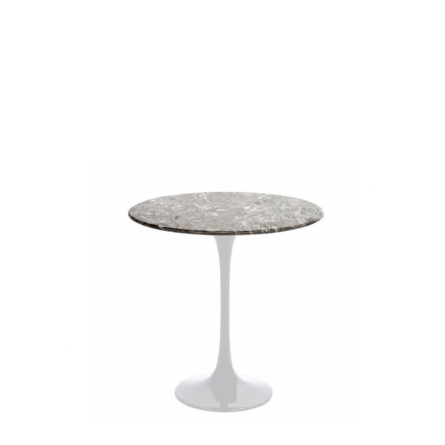 Barbell Side Table - White Base