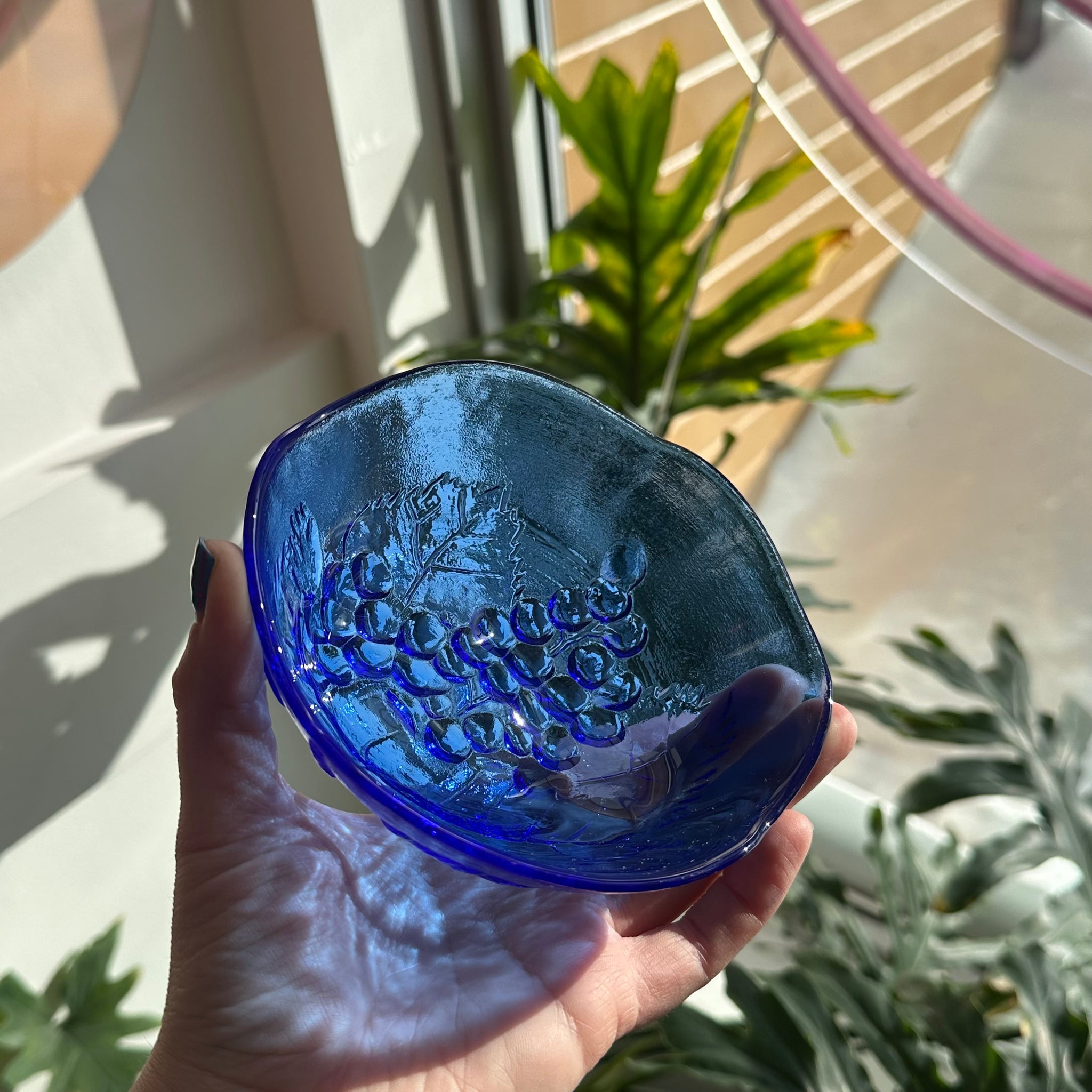 Blue Grape Bowls | Set of 4