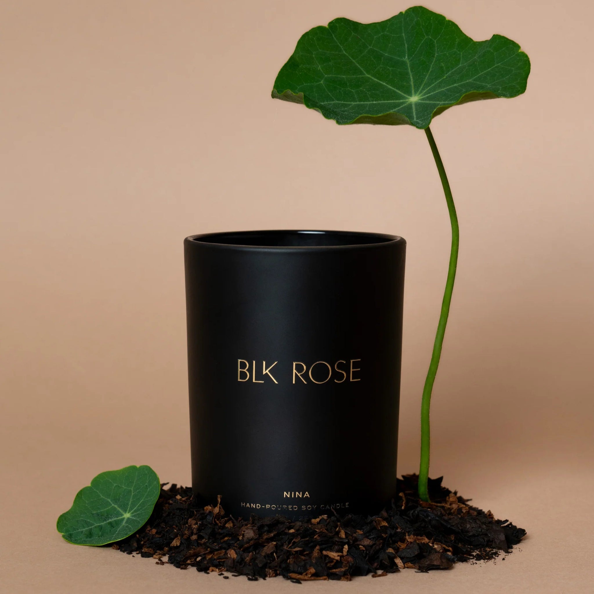 NINA Soy Candle | Blk Rose Candle