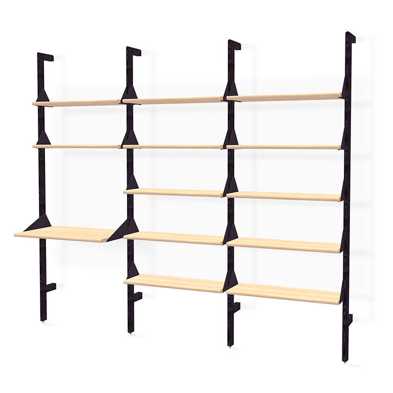 Branch-3 Shelving Unit with Desk