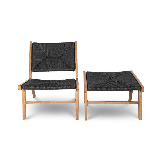 California West Chair & Ottoman