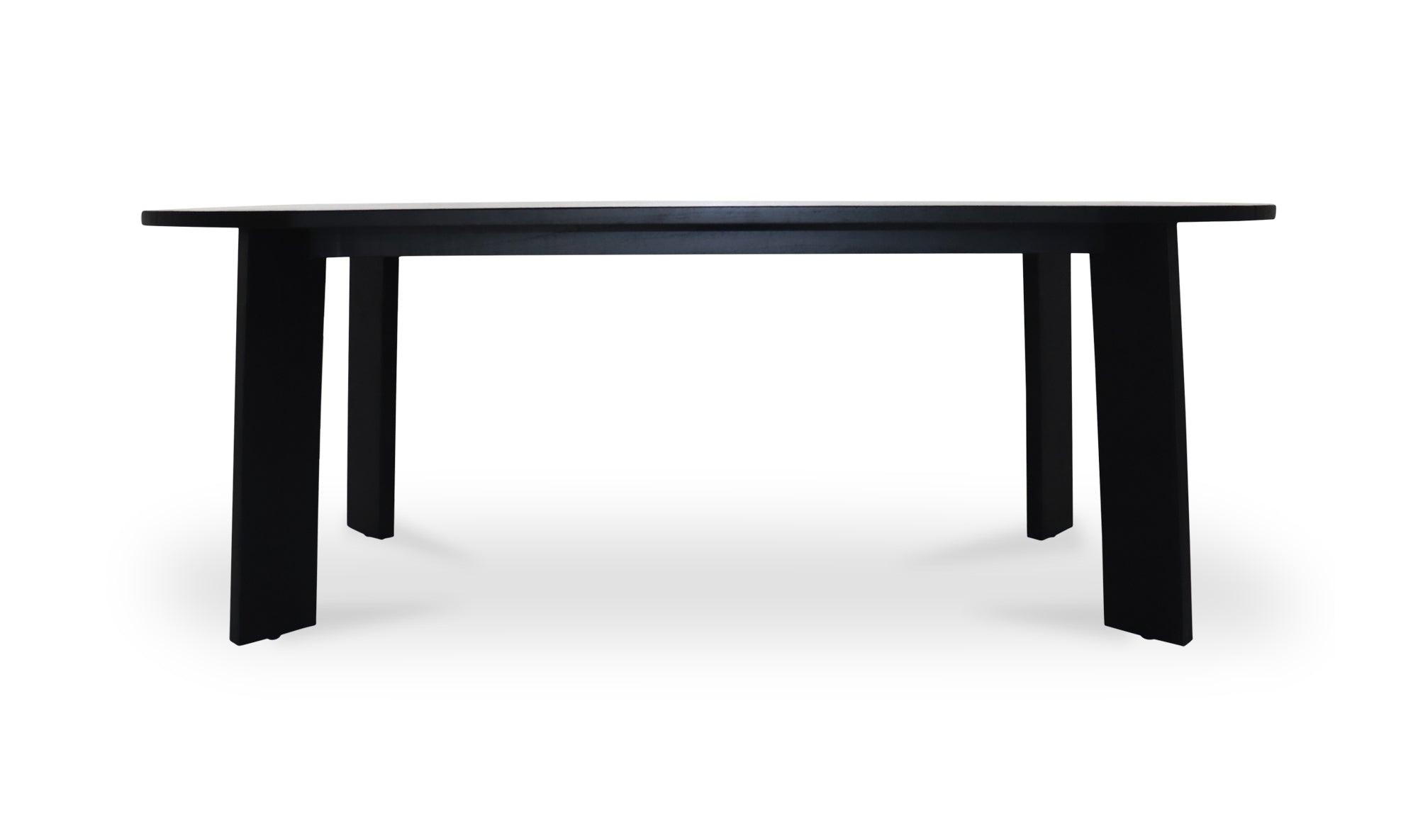 Delta Oval Outdoor Dining Table | Black