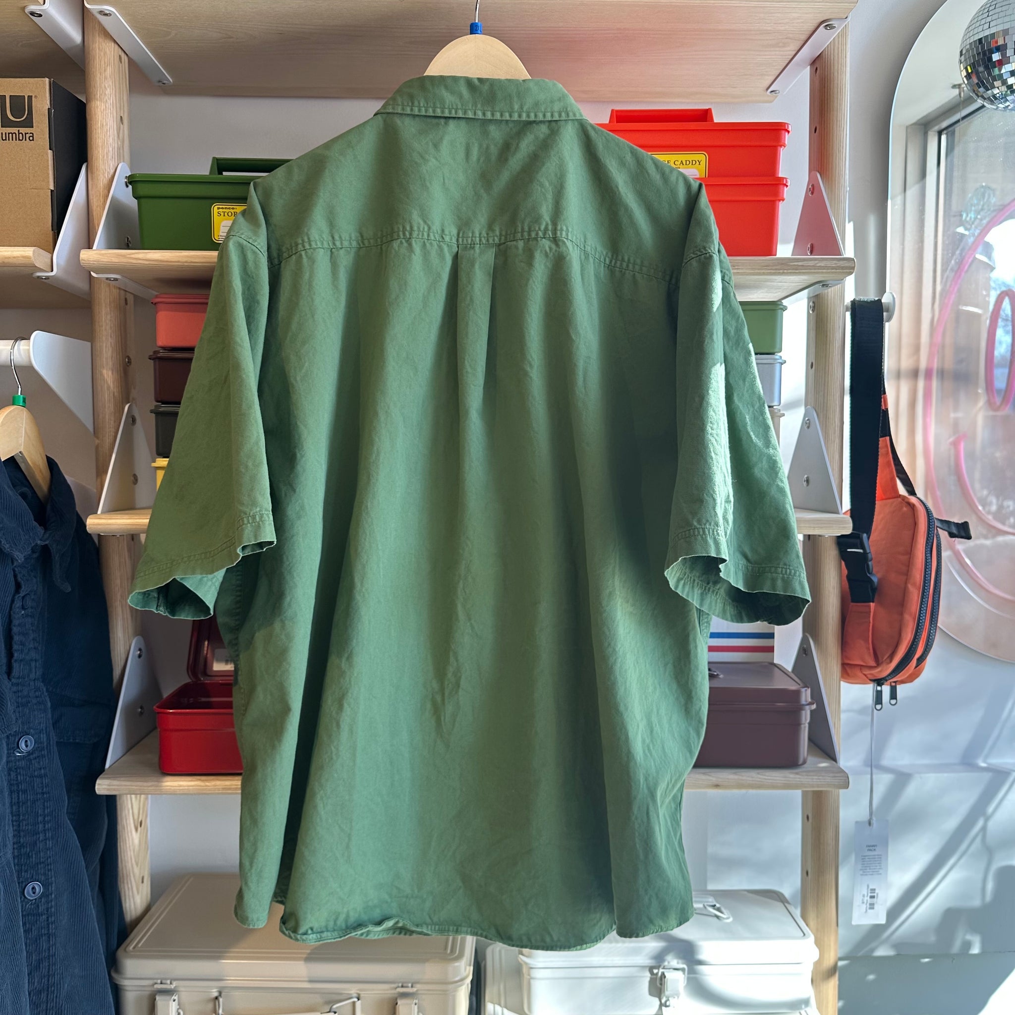 Green Button Up | 2XL