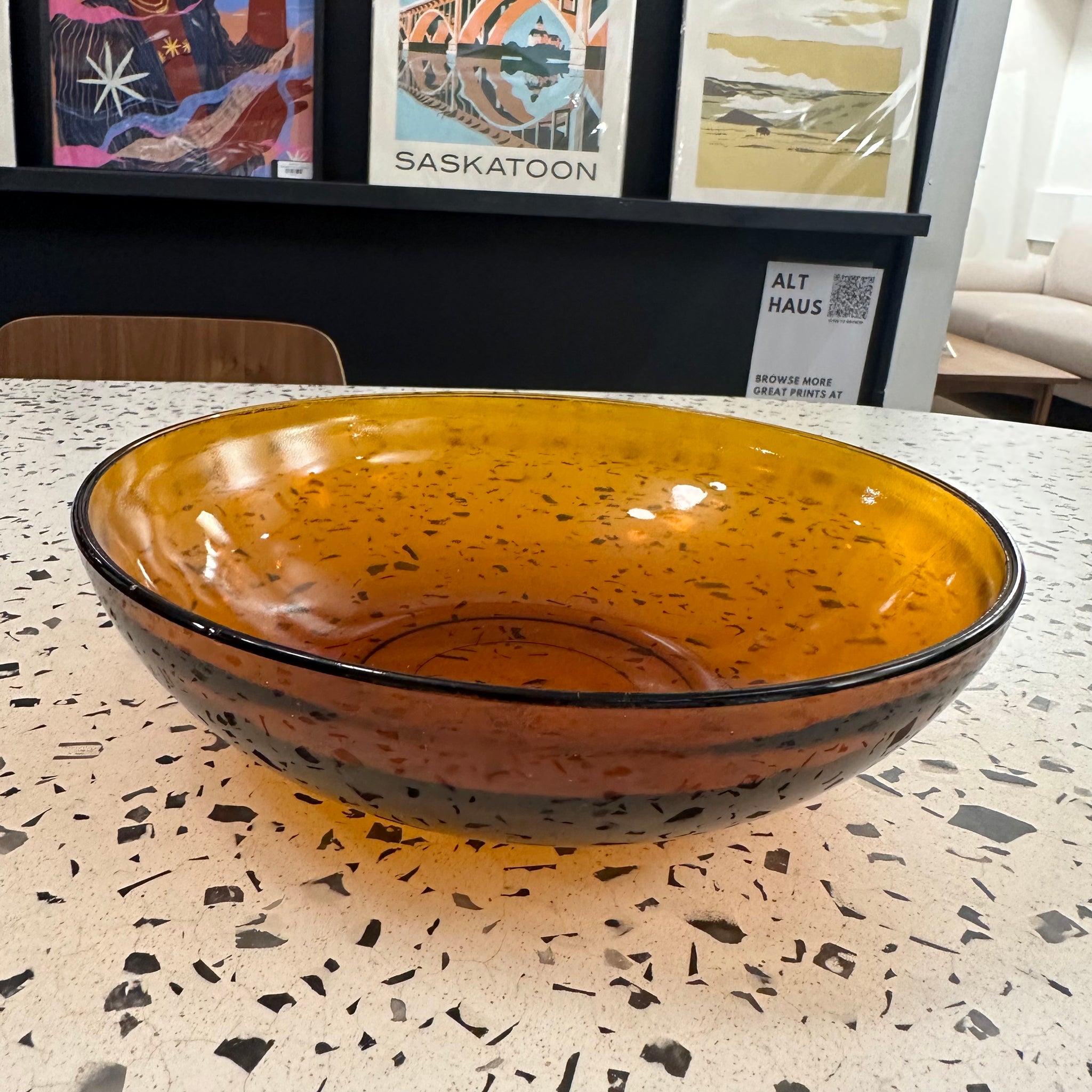 Amber MCM Durax Serving Bowl