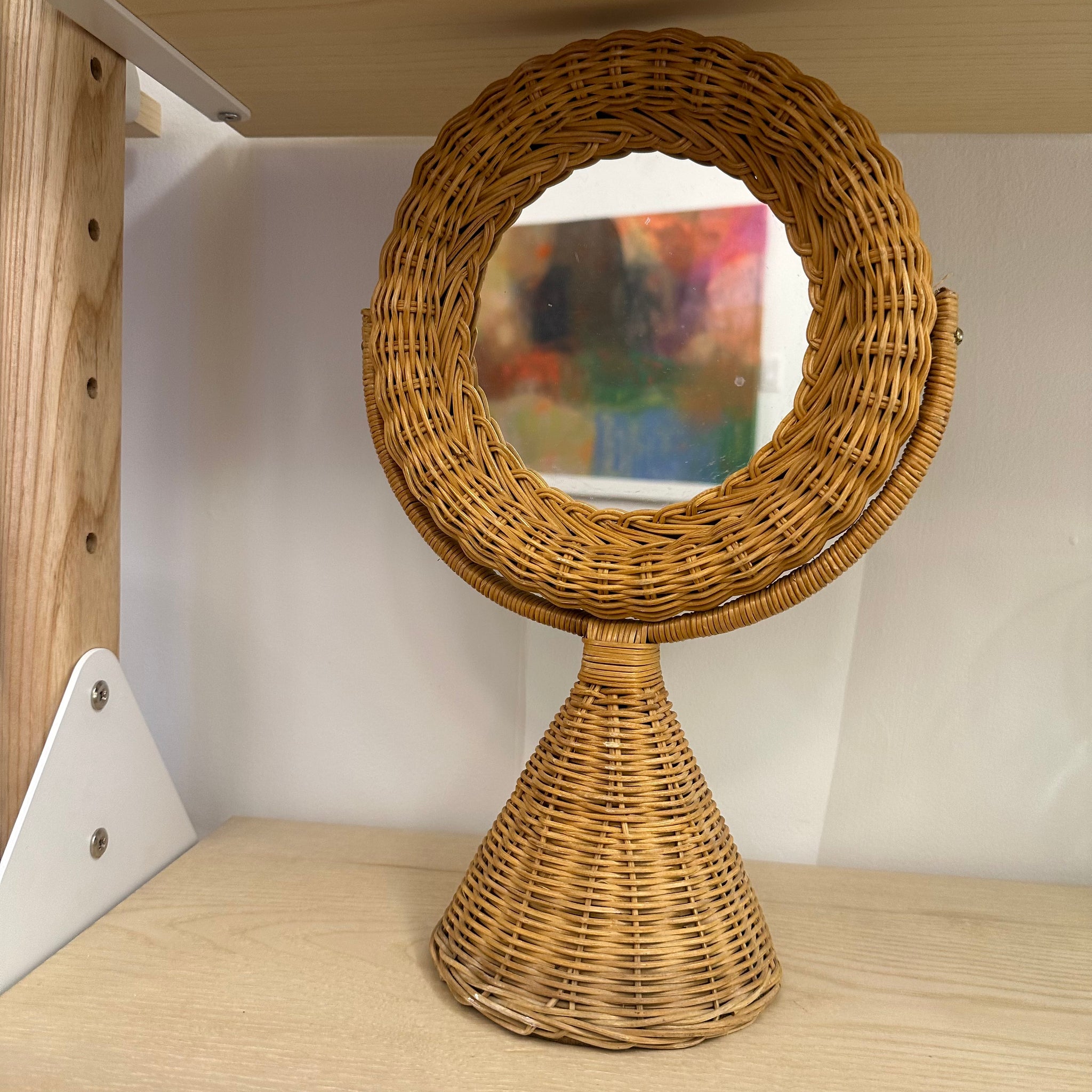 Wicker Mirror