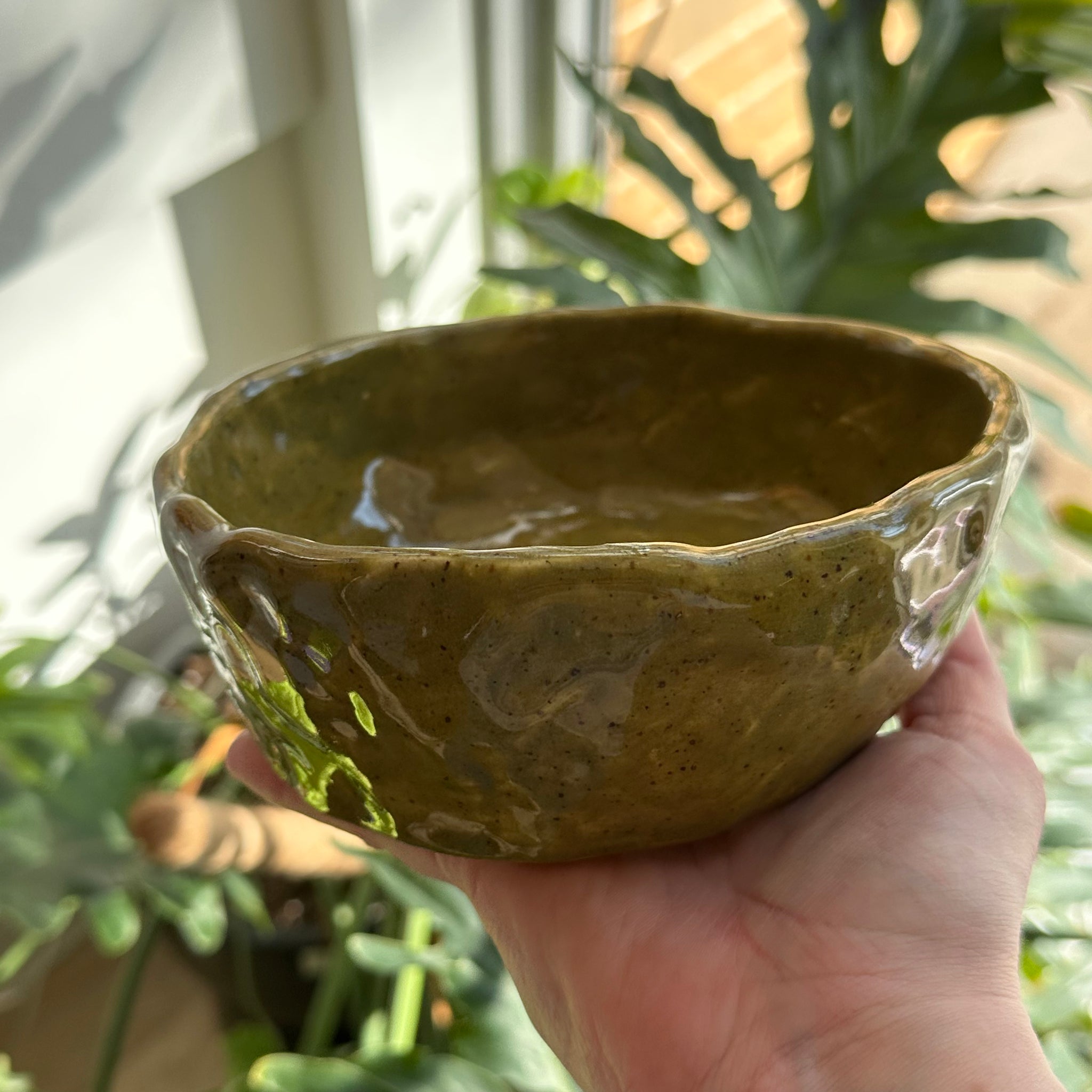 Olive Blob Bowl