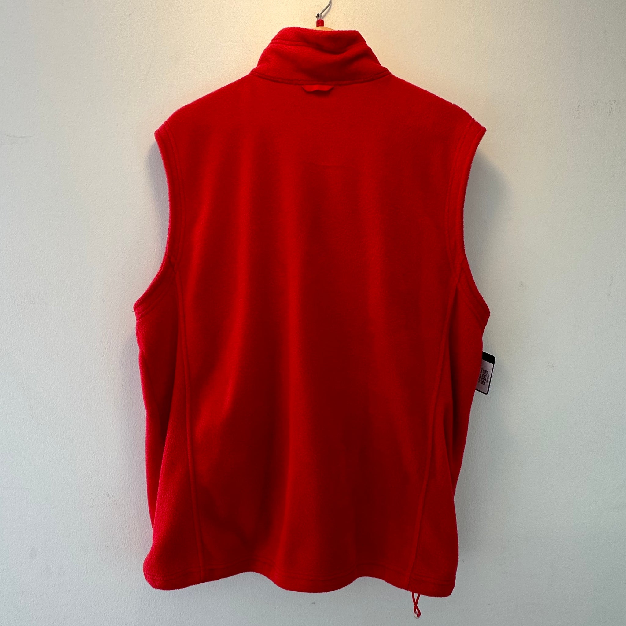 Red Fleece Vest | L