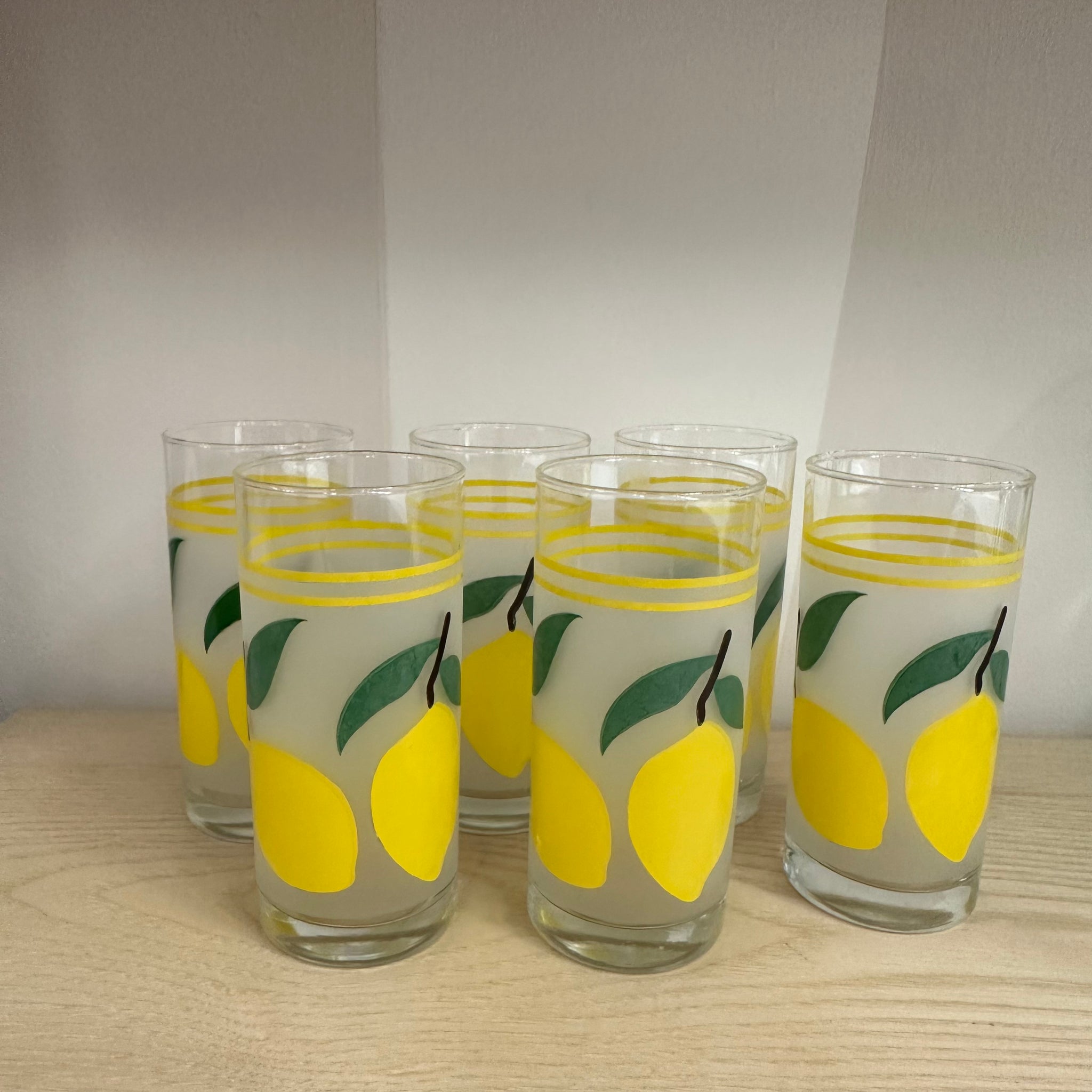 Lemon Glasses | Set of 6