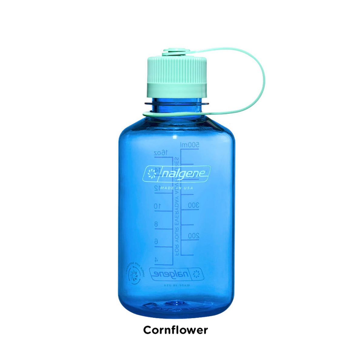 16oz Narrow Mouth Sustain Bottles - Cornflower