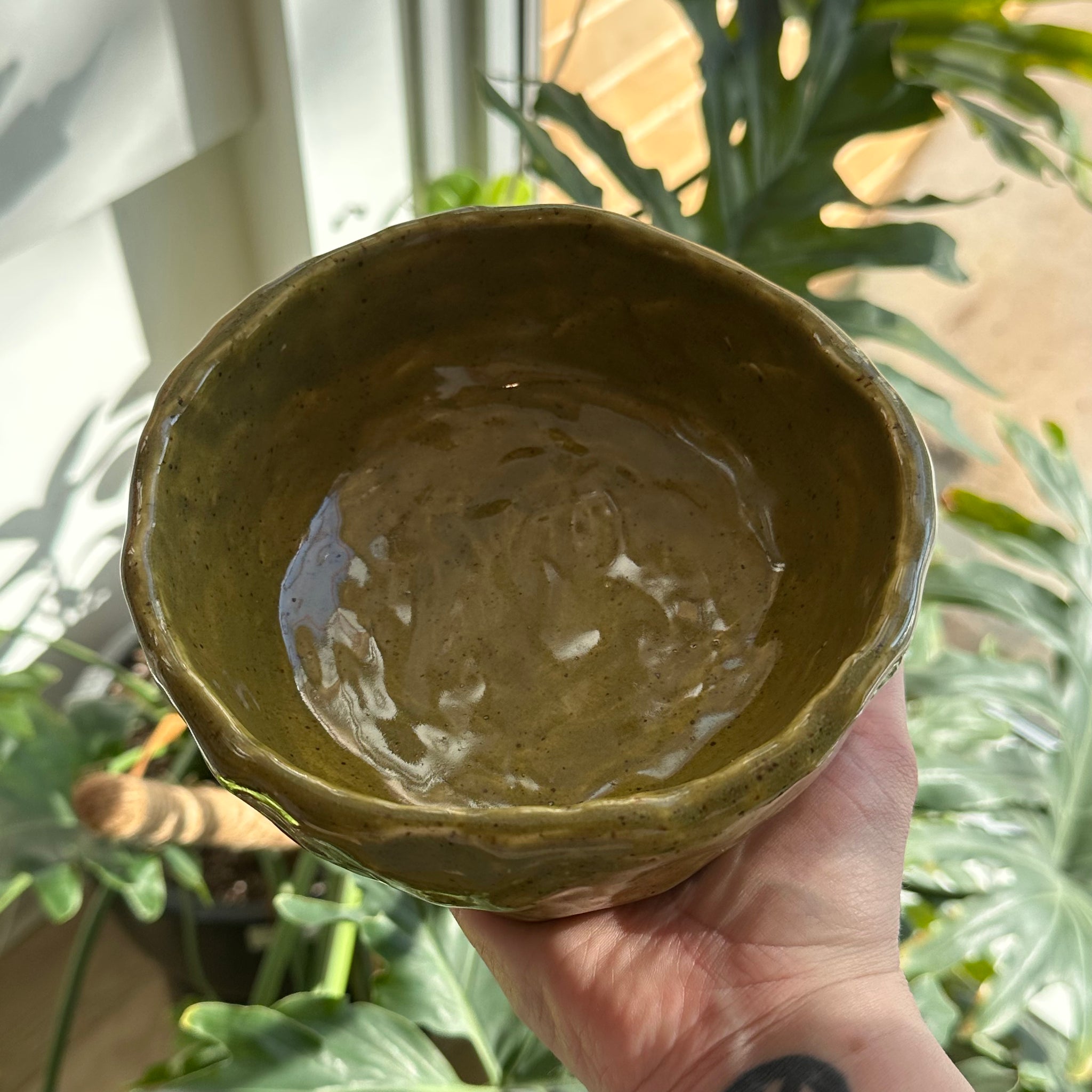 Olive Blob Bowl