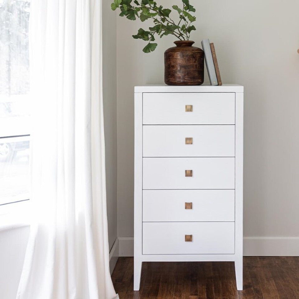 Hara 5 Drawer Dresser | White