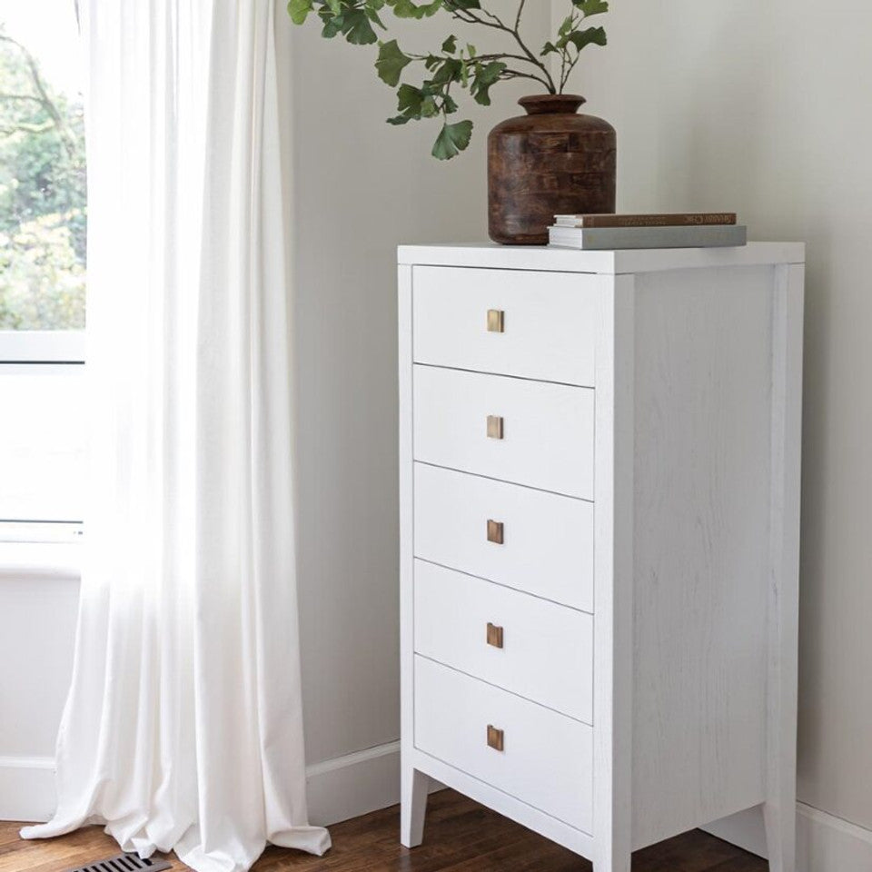 Hara 5 Drawer Dresser | White