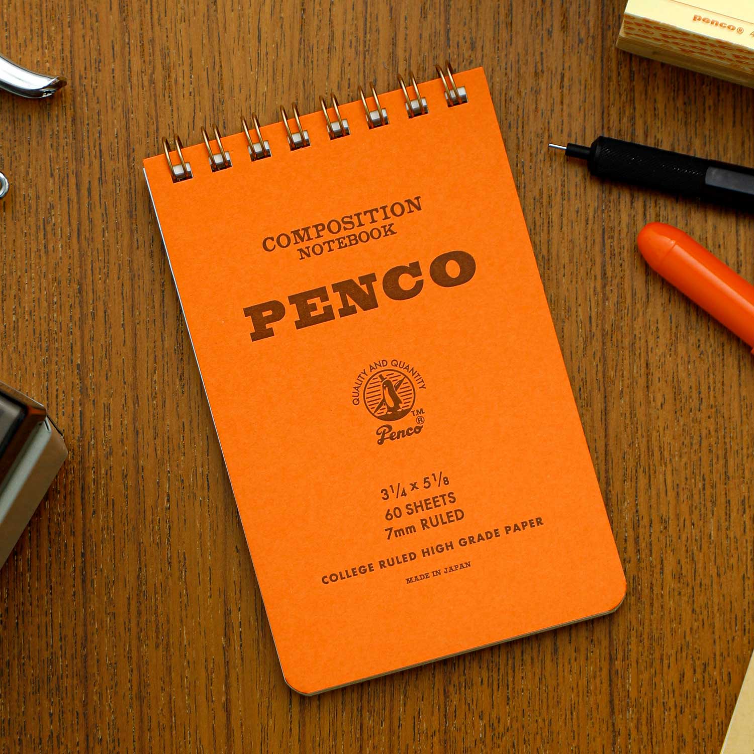 Small Coil Notepad | Orange