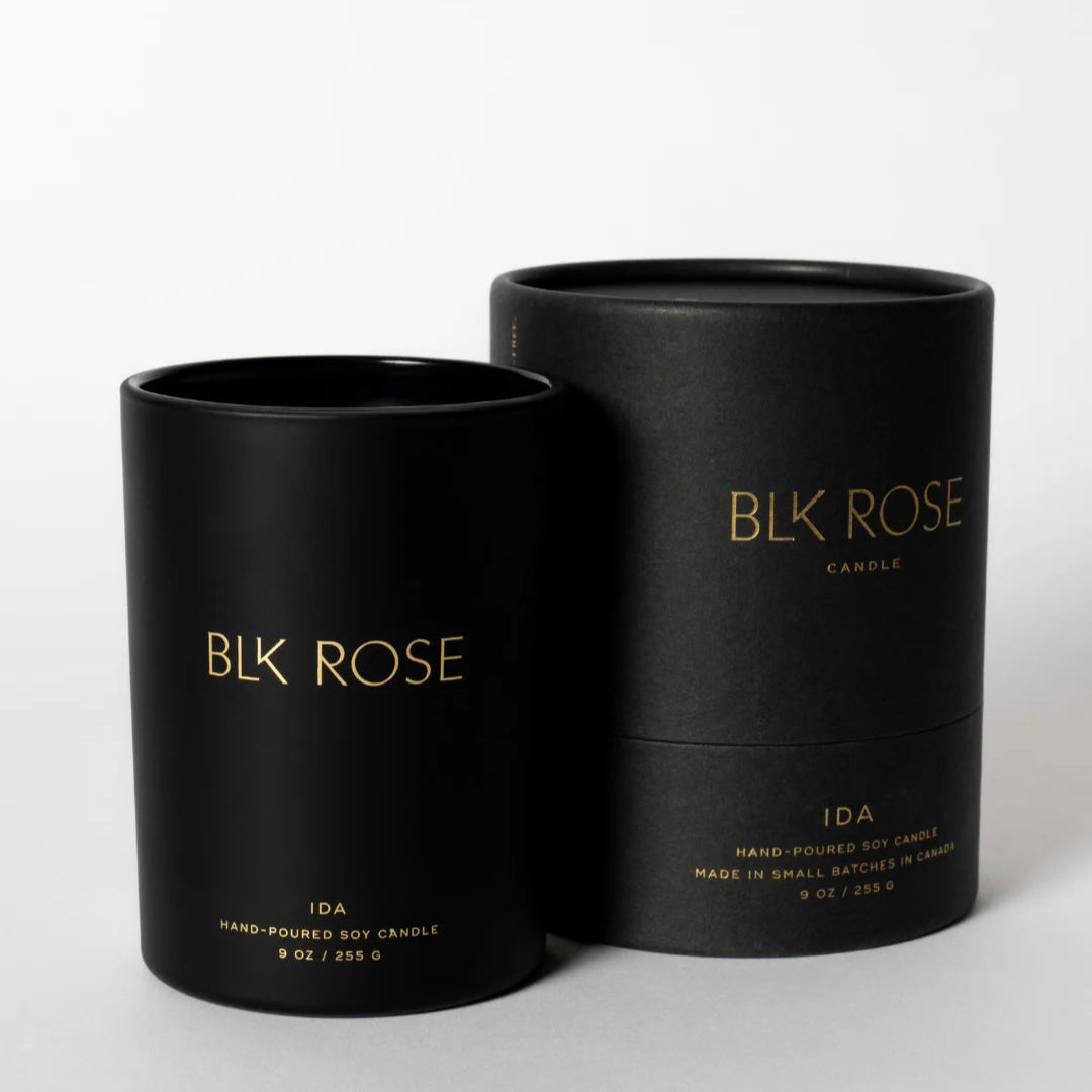 IDA Soy Candle | Blk Rose Candle