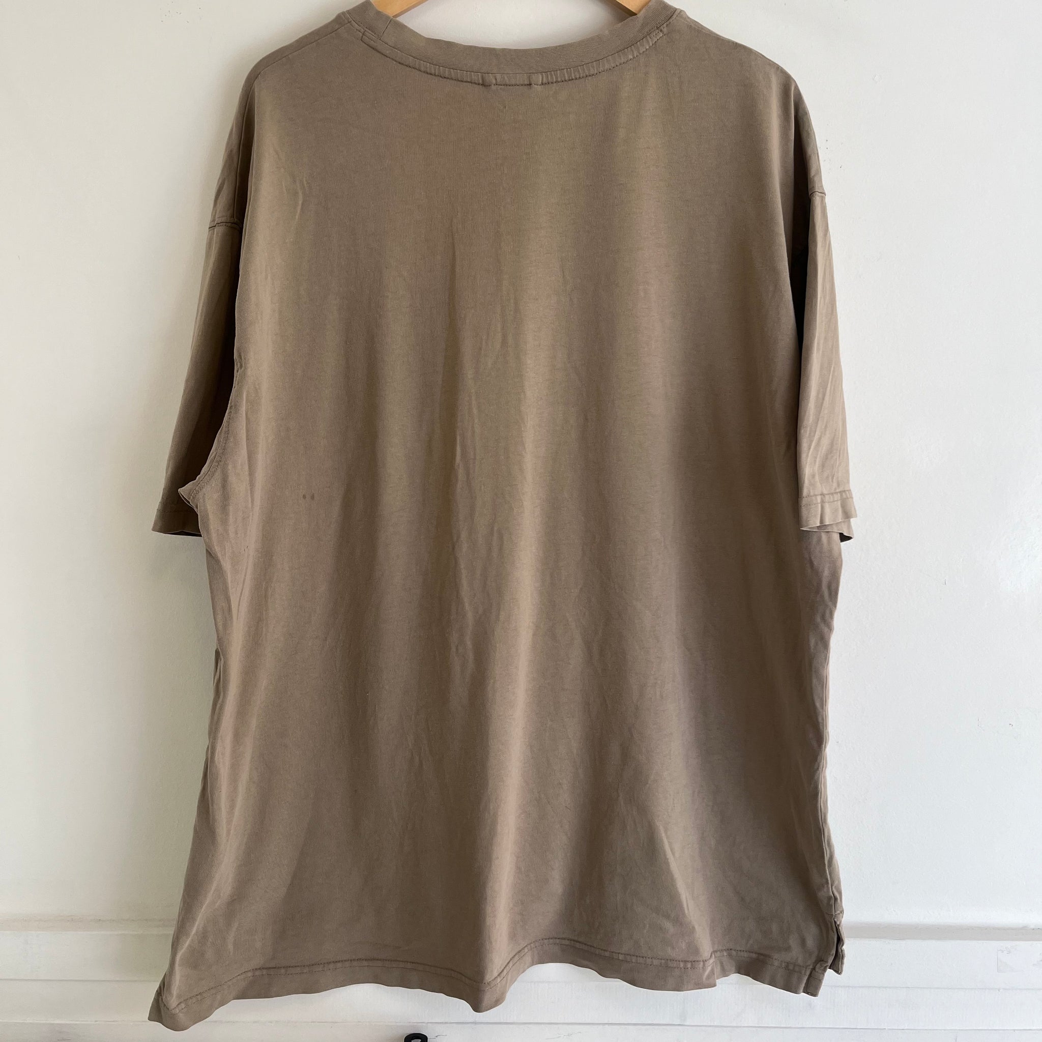 Beige Pocket Tee | 2XL