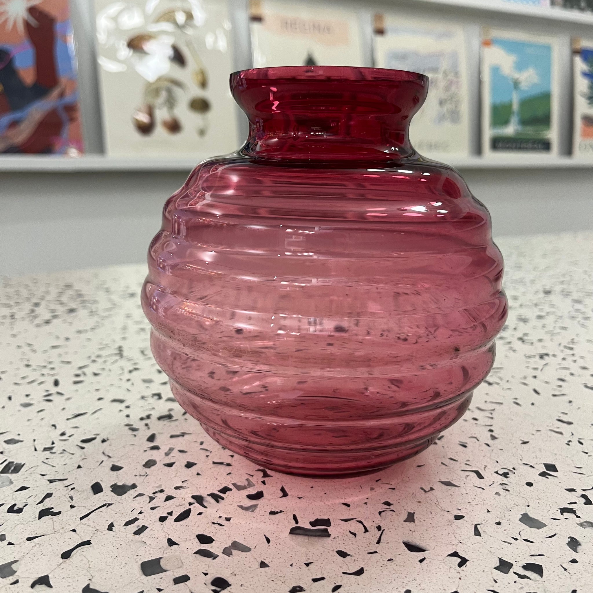 Pink Bee Hive Vase