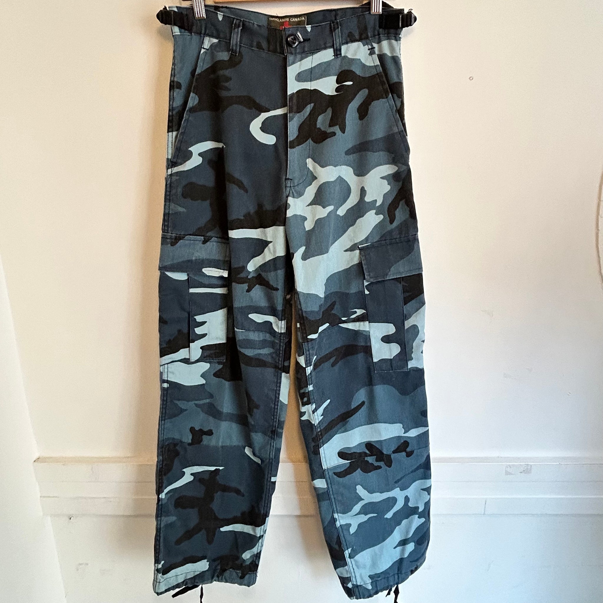 Blue Camo Cargo Pants | 29