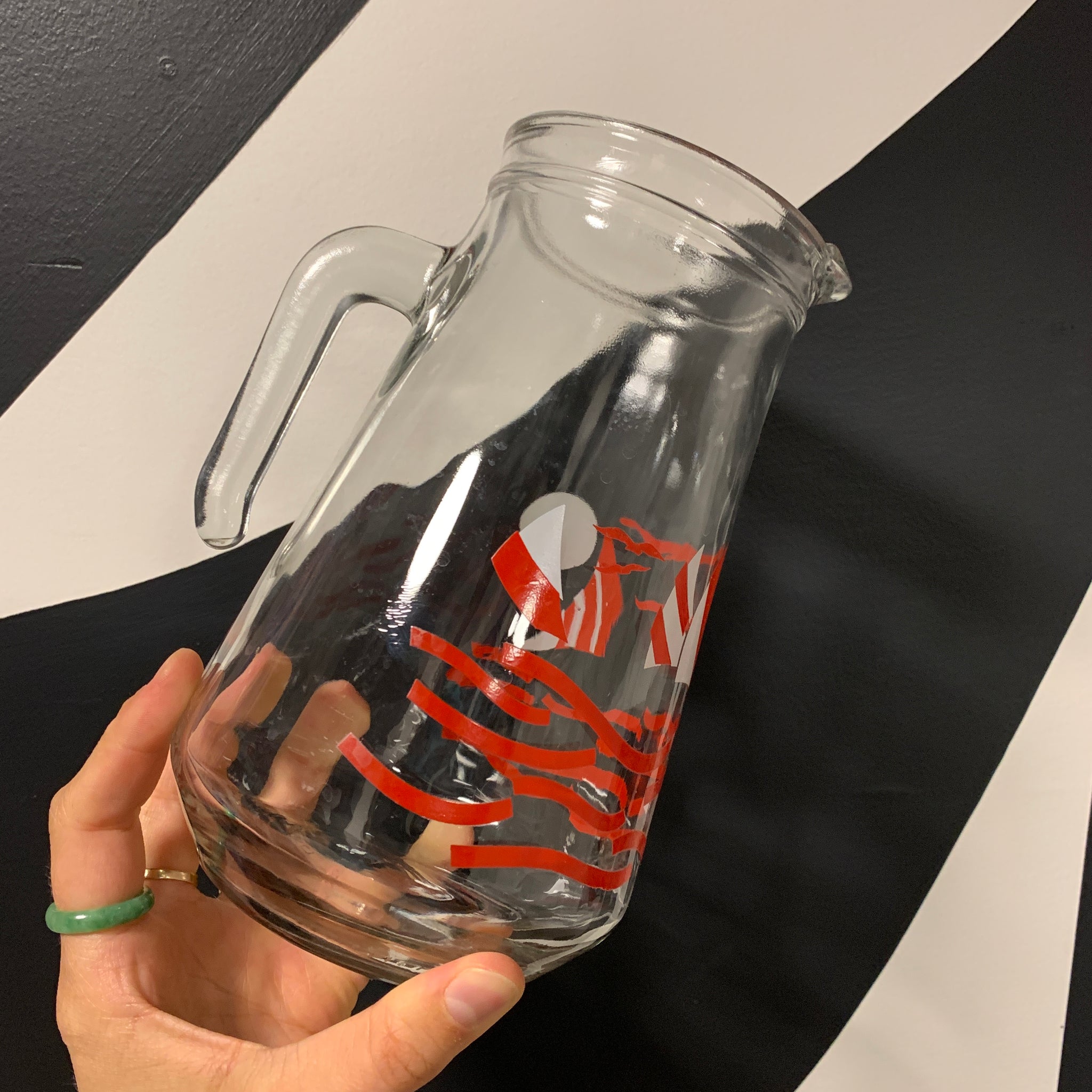 Sailing Glass Pitcher