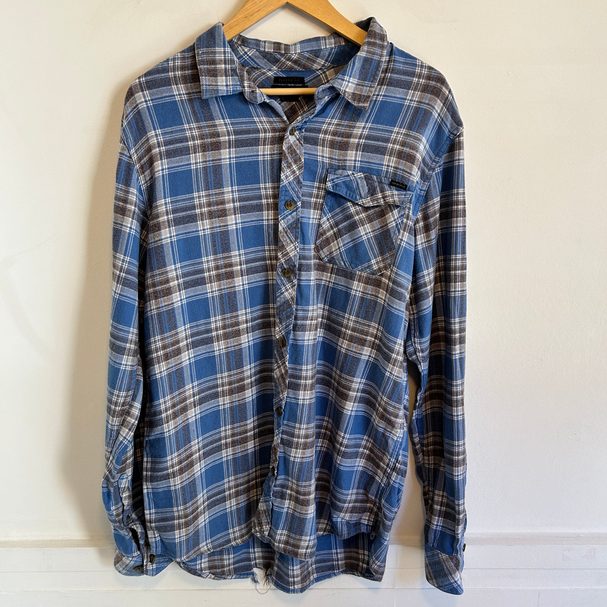 Blue Plaid Flannel | M