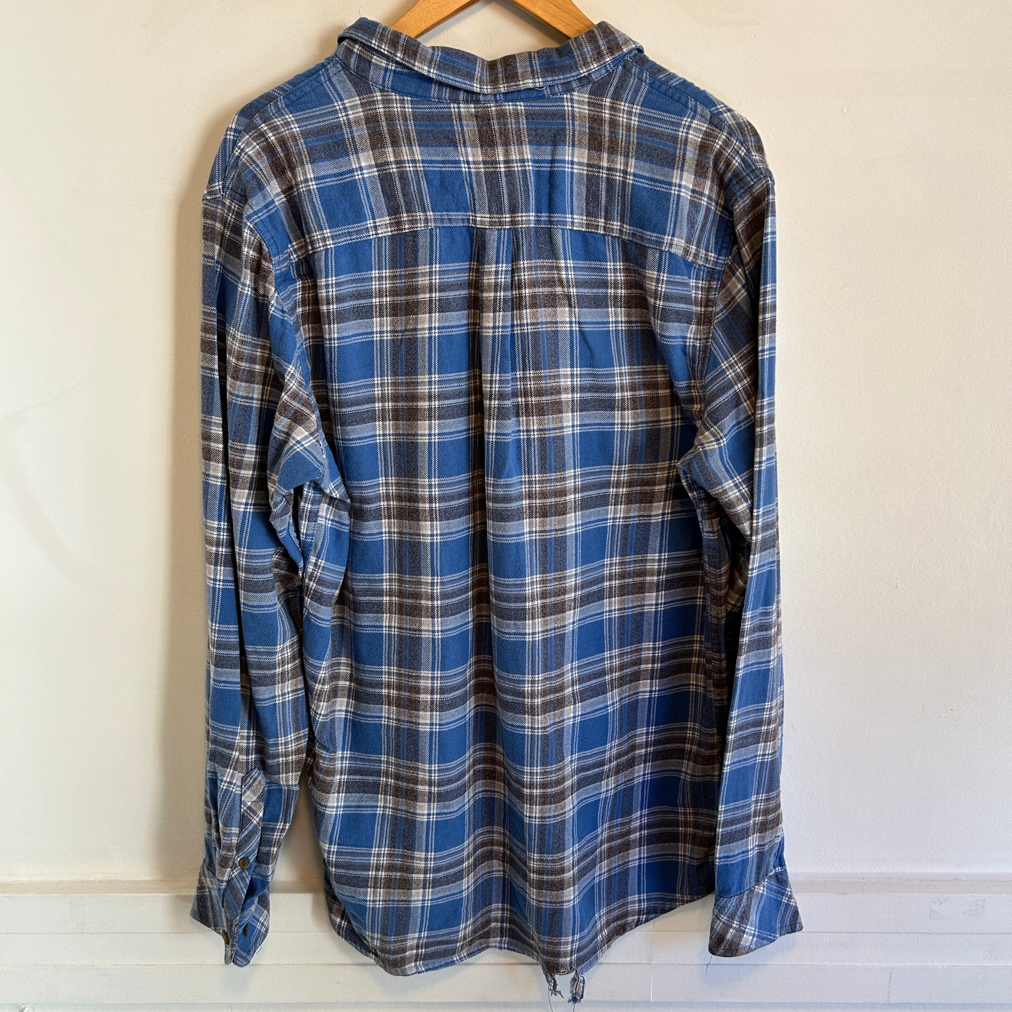 Blue Plaid Flannel | M