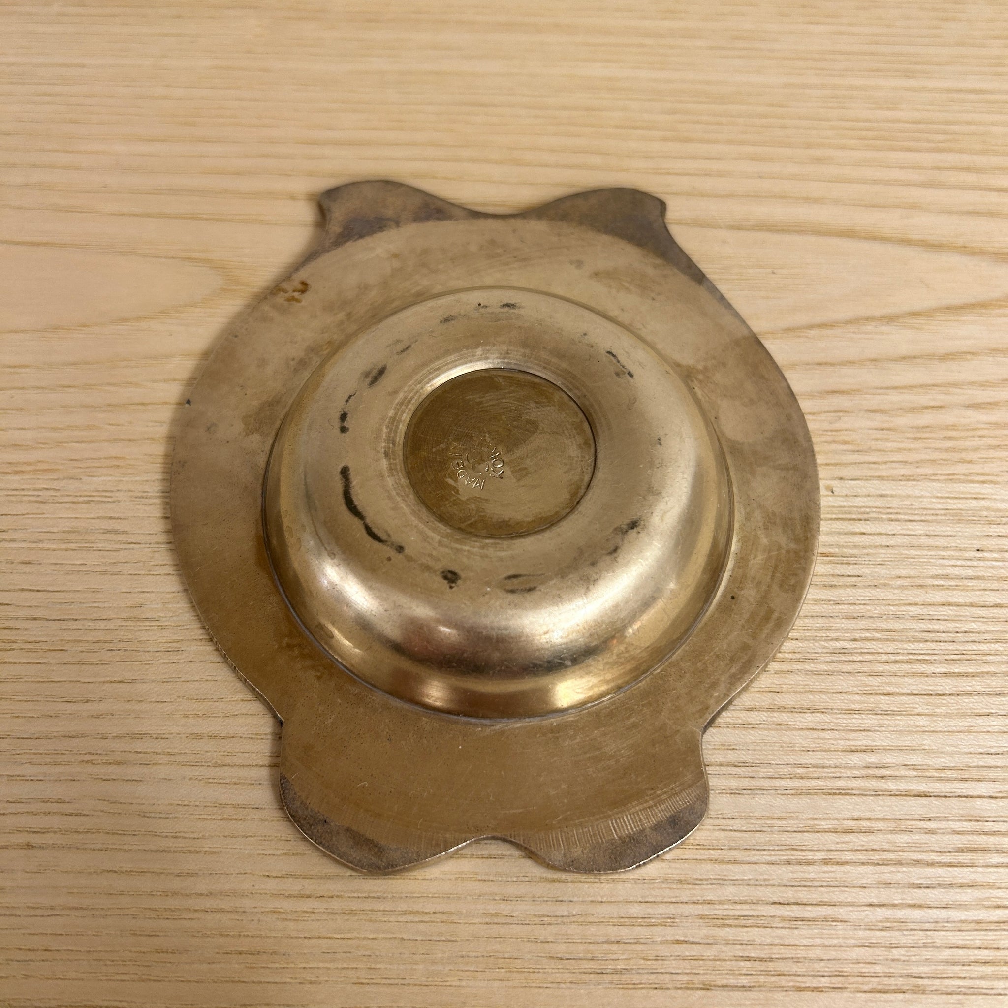 Gold Owl Ash Tray