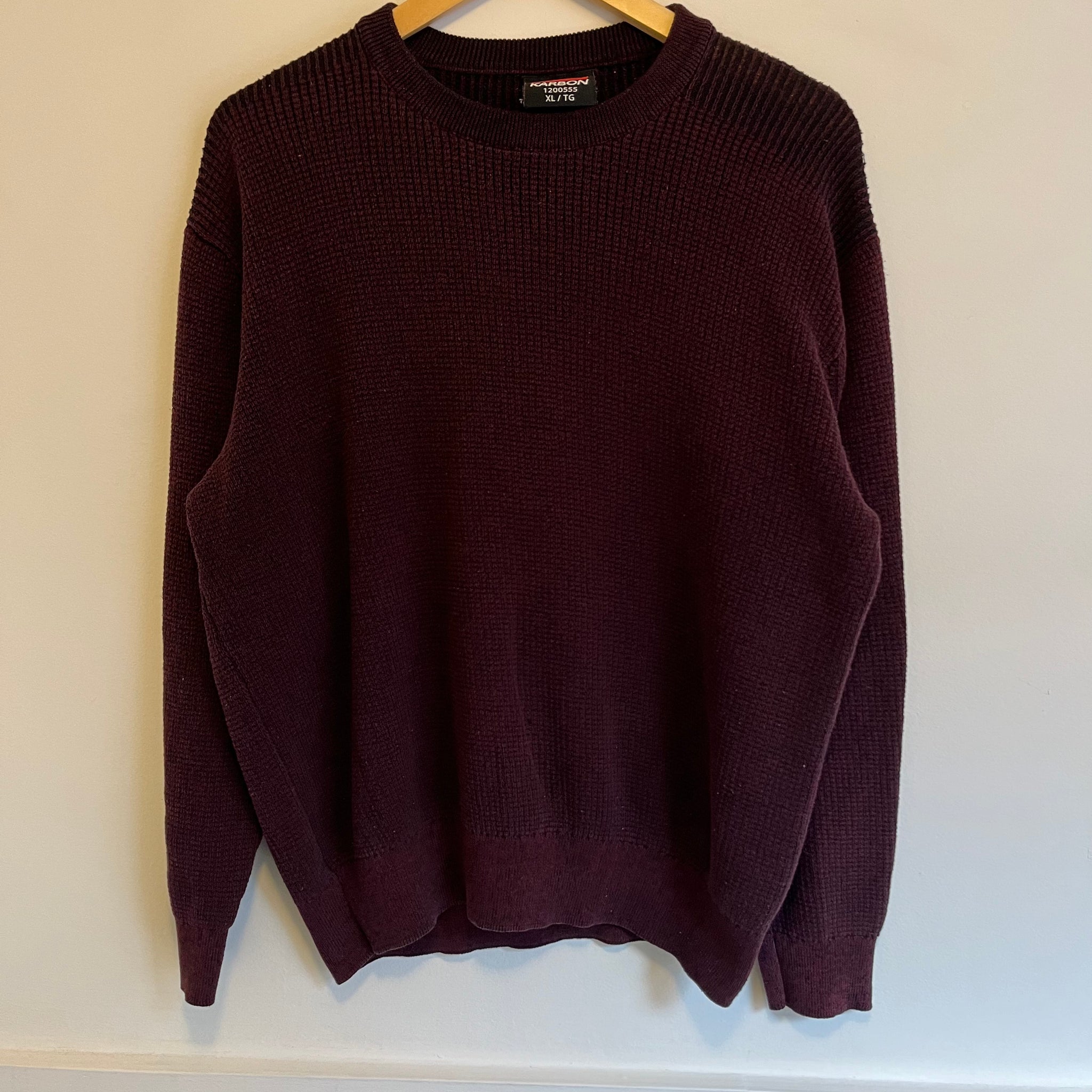 Maroon Crewneck | XL