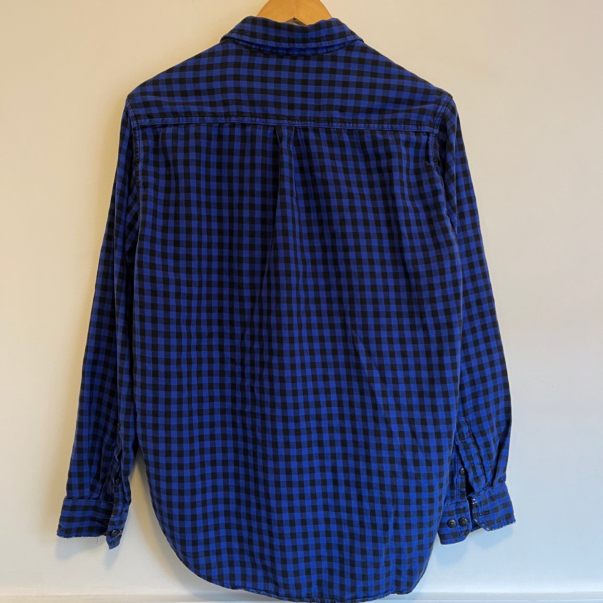 Blue Plaid Button Up | L