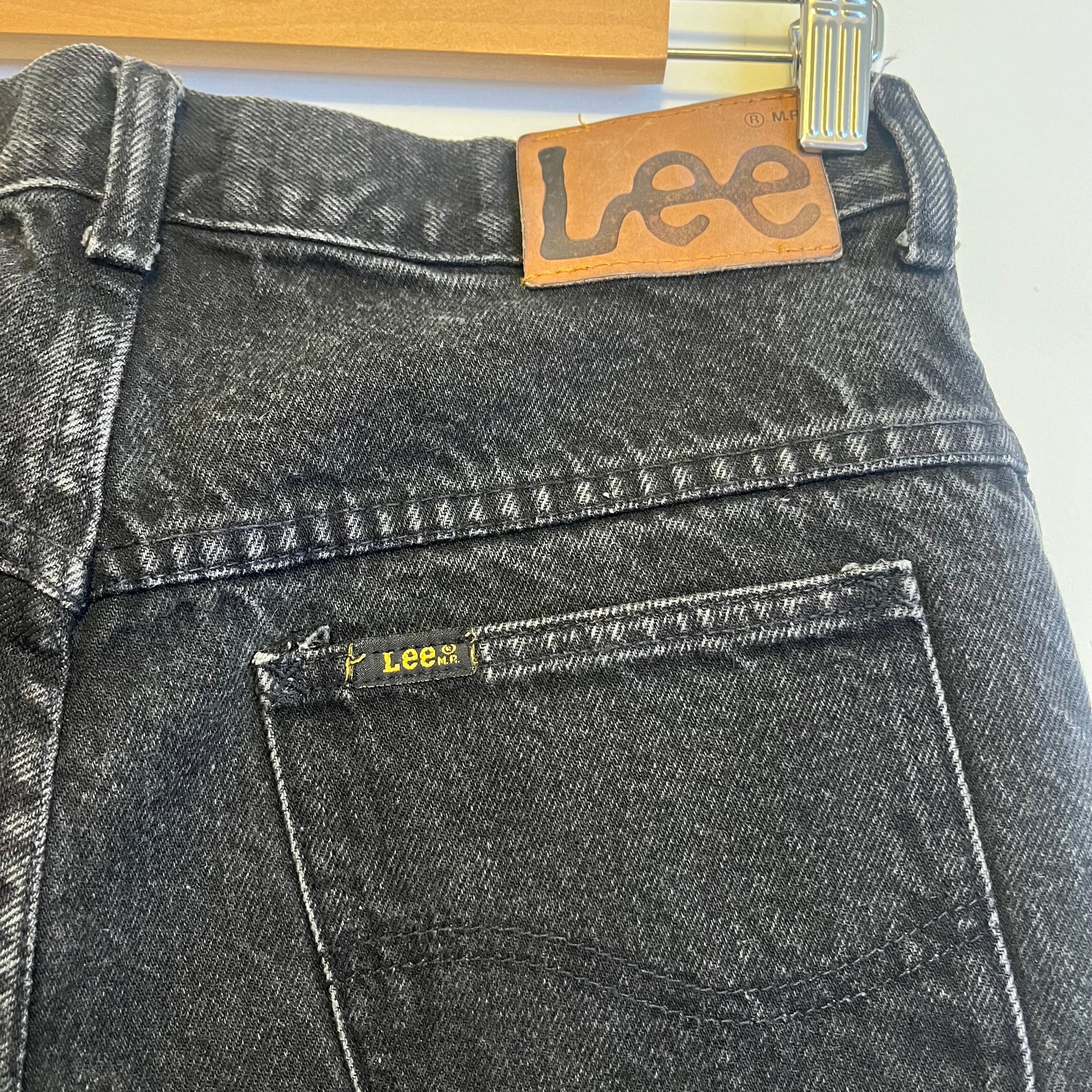 Faded Black Lee Denim | 30