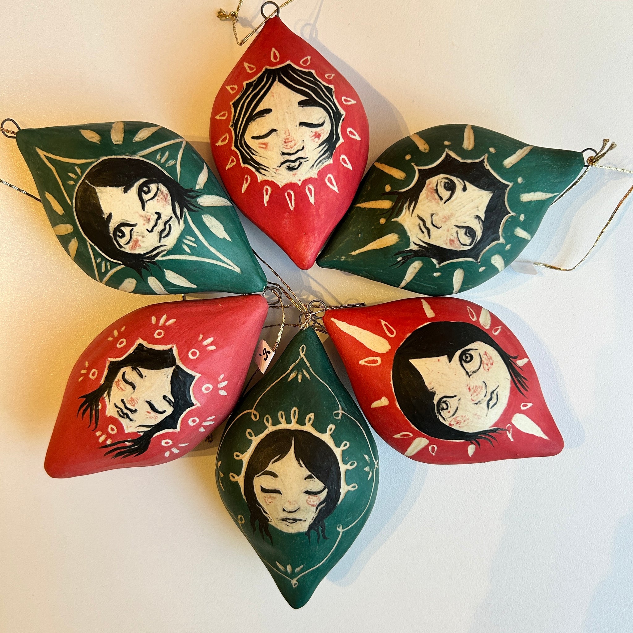 Handmade Ceramic Holiday Ornaments