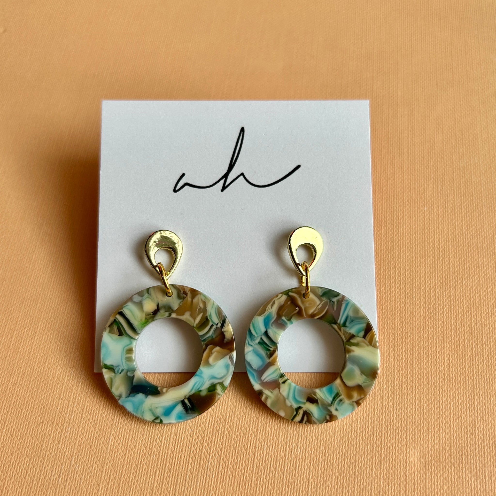 Seashore Hoops Earrings | AH Designs