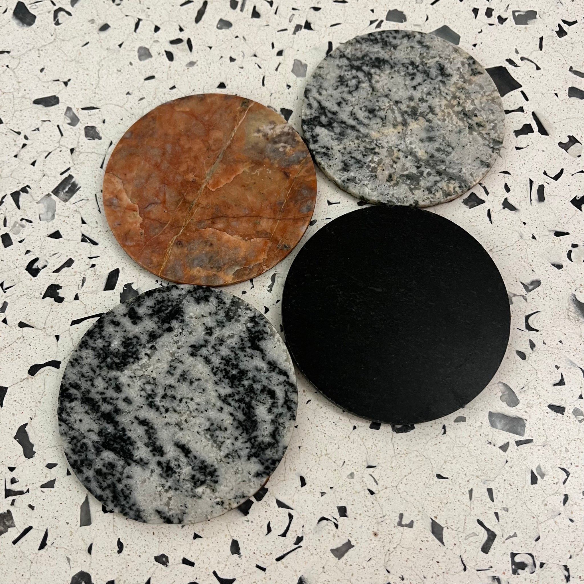 Mixed Marble Coasters | Set of 4