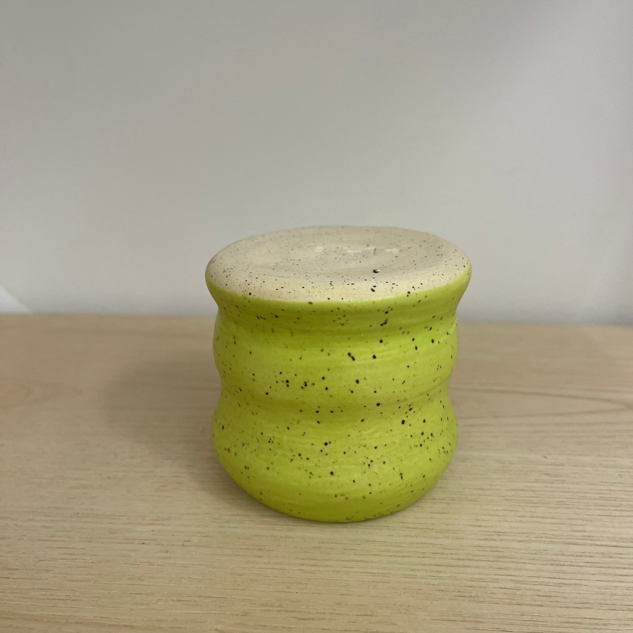 Lime Bubble Vase