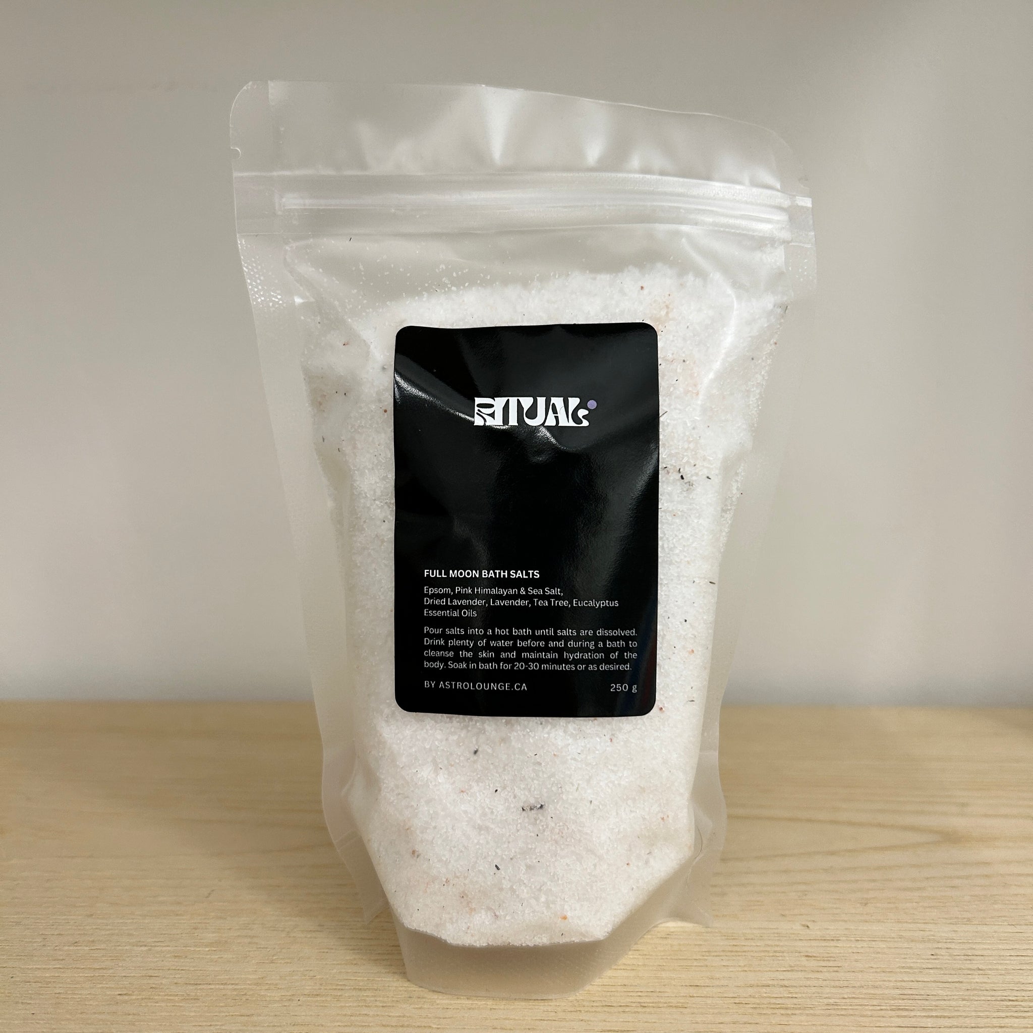 Ritual Essential Oil Bath Salts | Full Moon