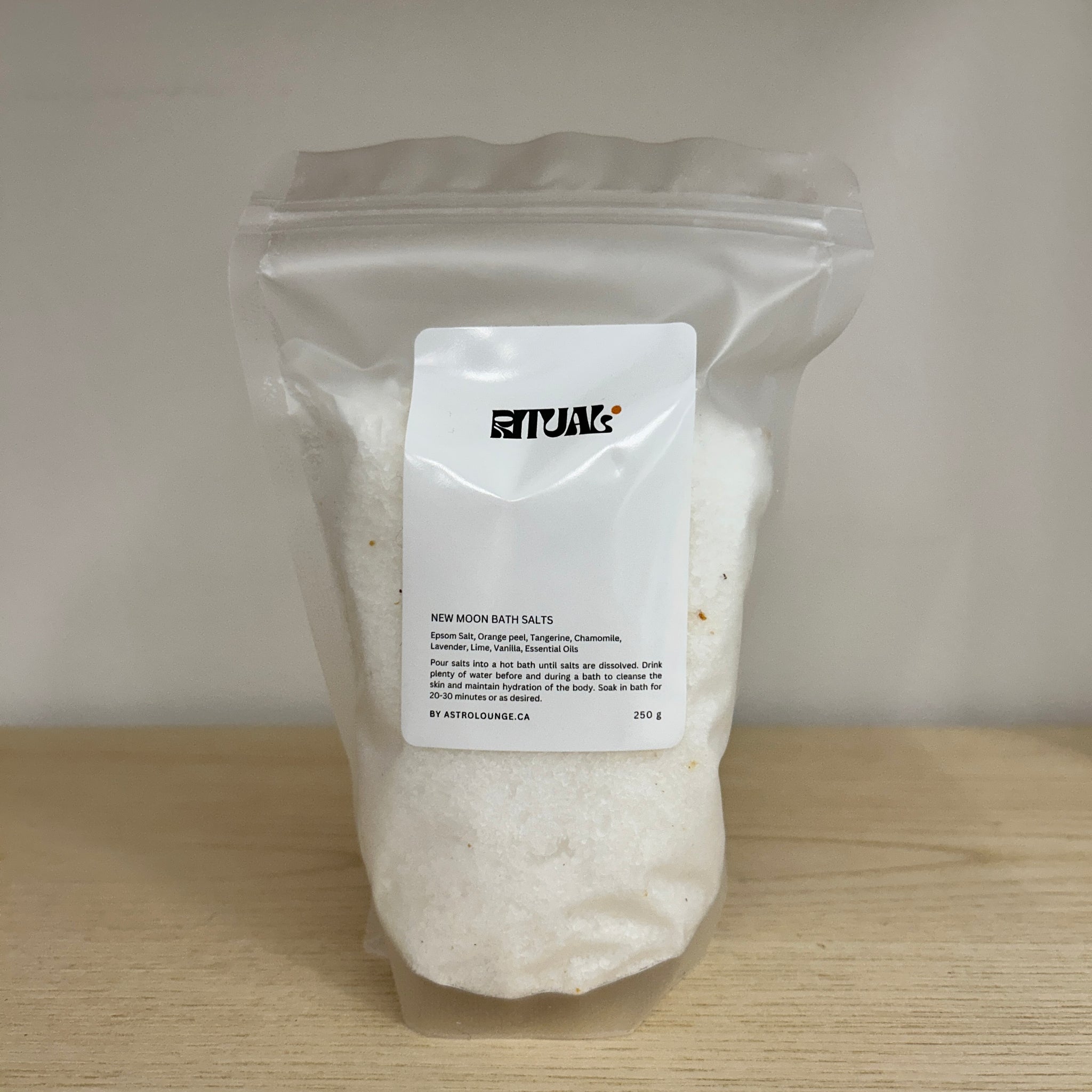 Ritual Essential Oil Bath Salts | New Moon