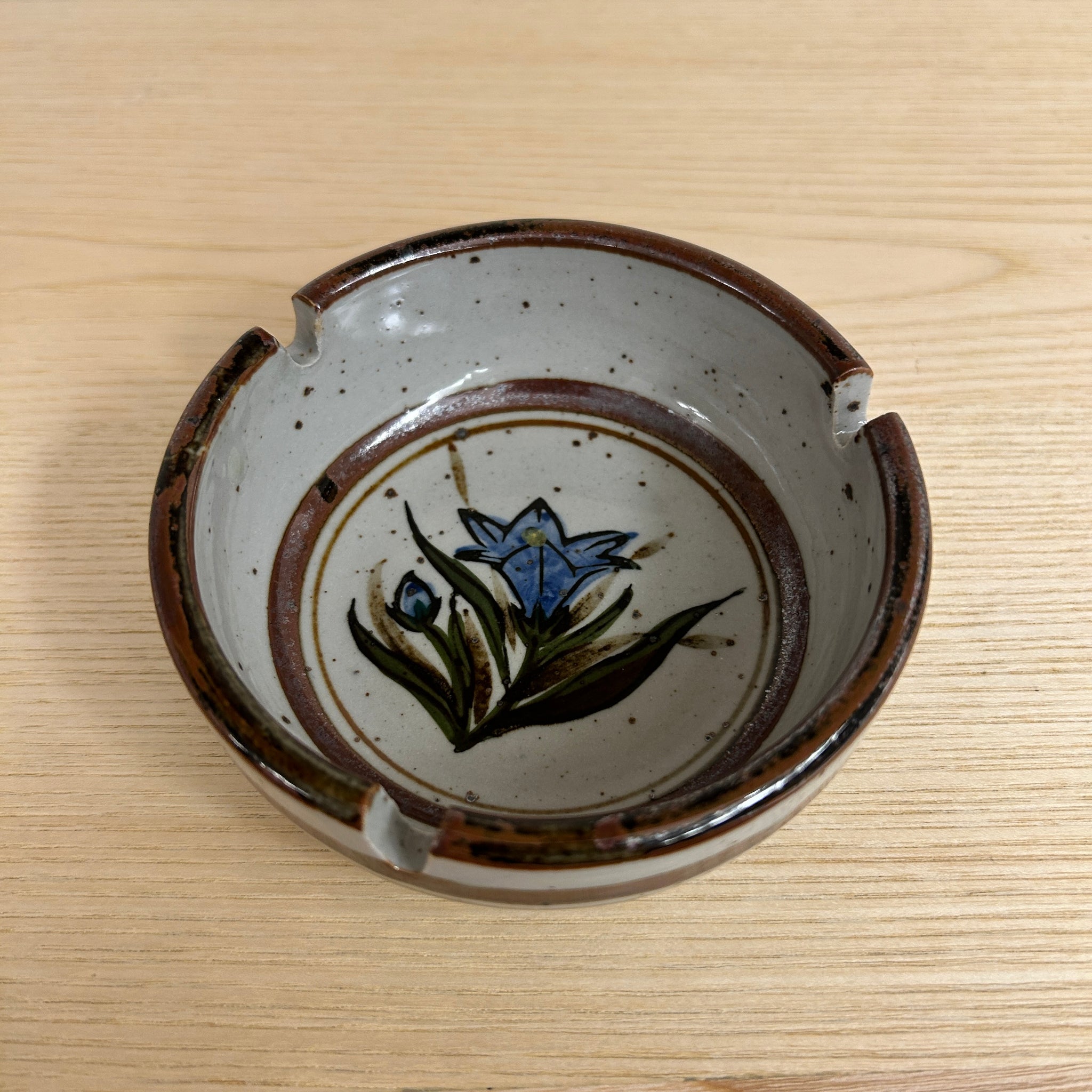 Ceramic Floral Ashtrays