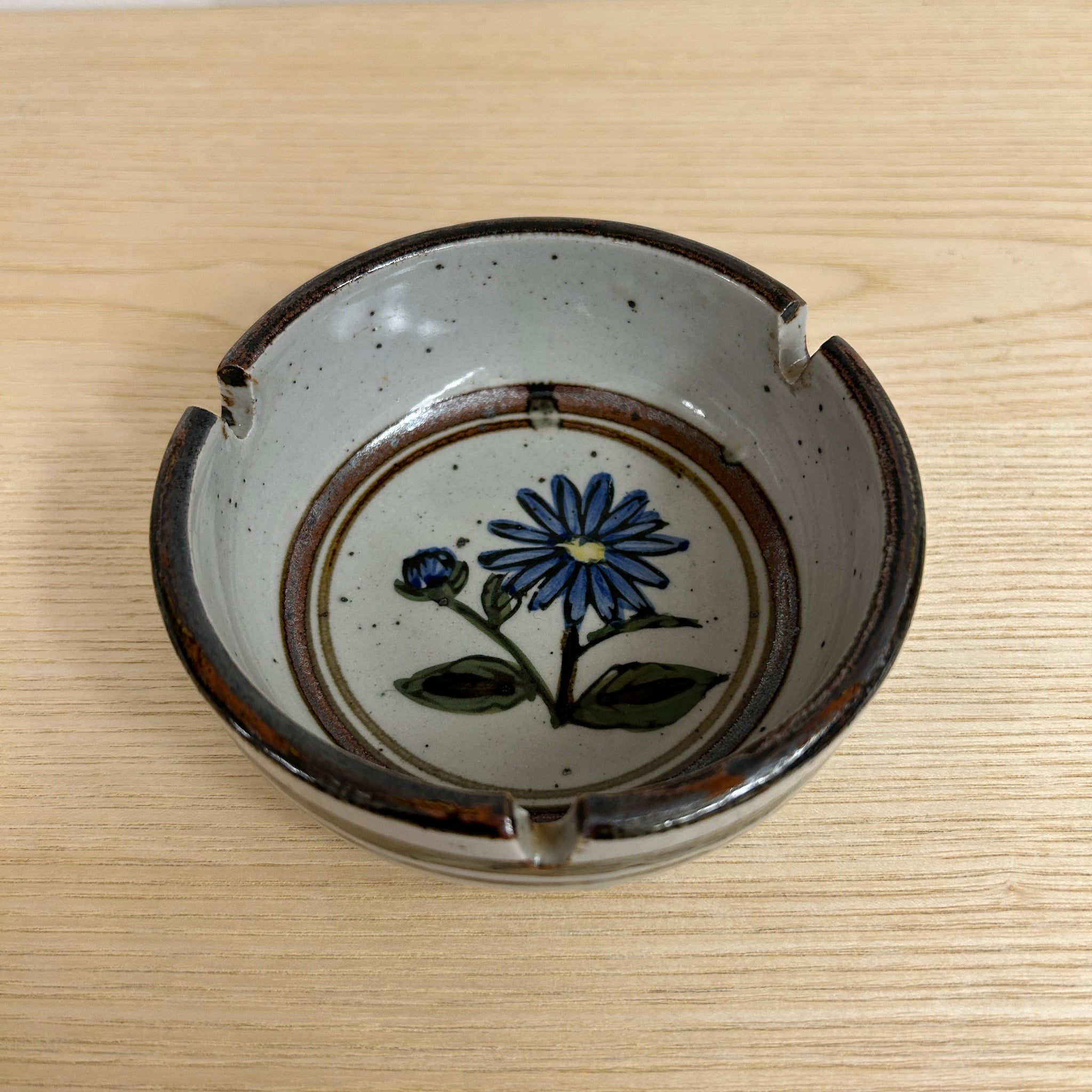 Ceramic Floral Ashtrays