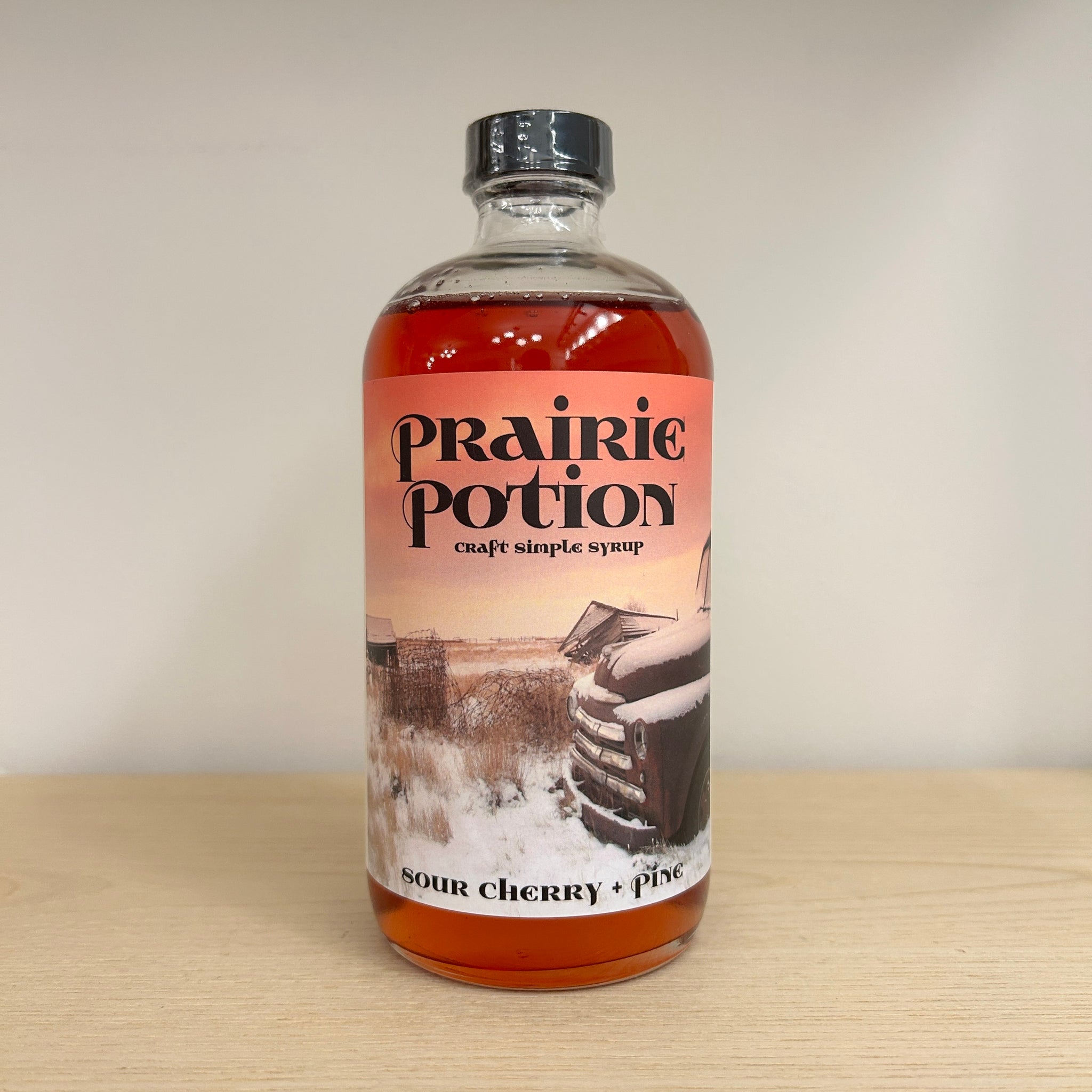 Sour Cherry + Pine Cocktail Syrup | Prairie Potion